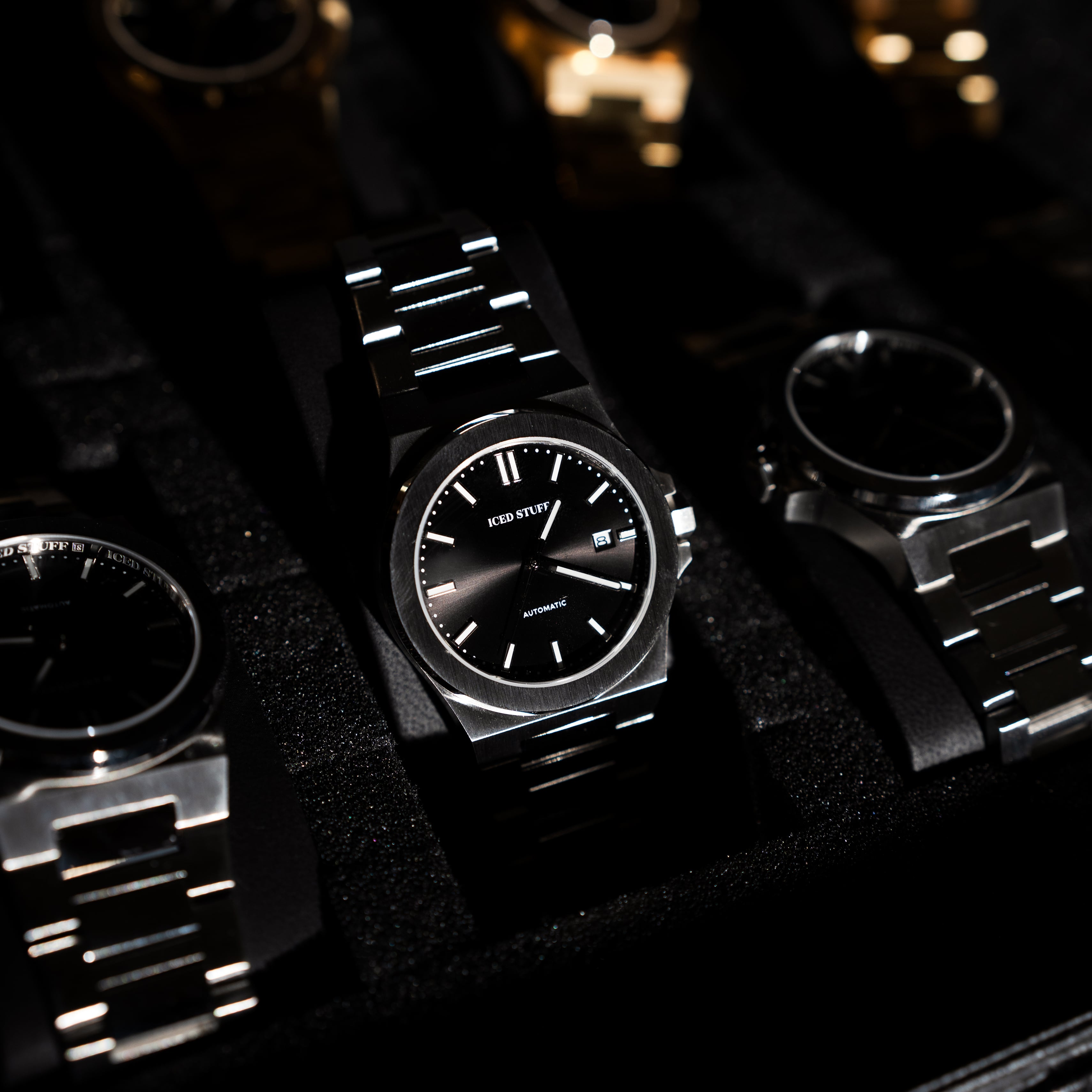 Alpha Champ Automatikuhr aus Weißgold, 40 mm