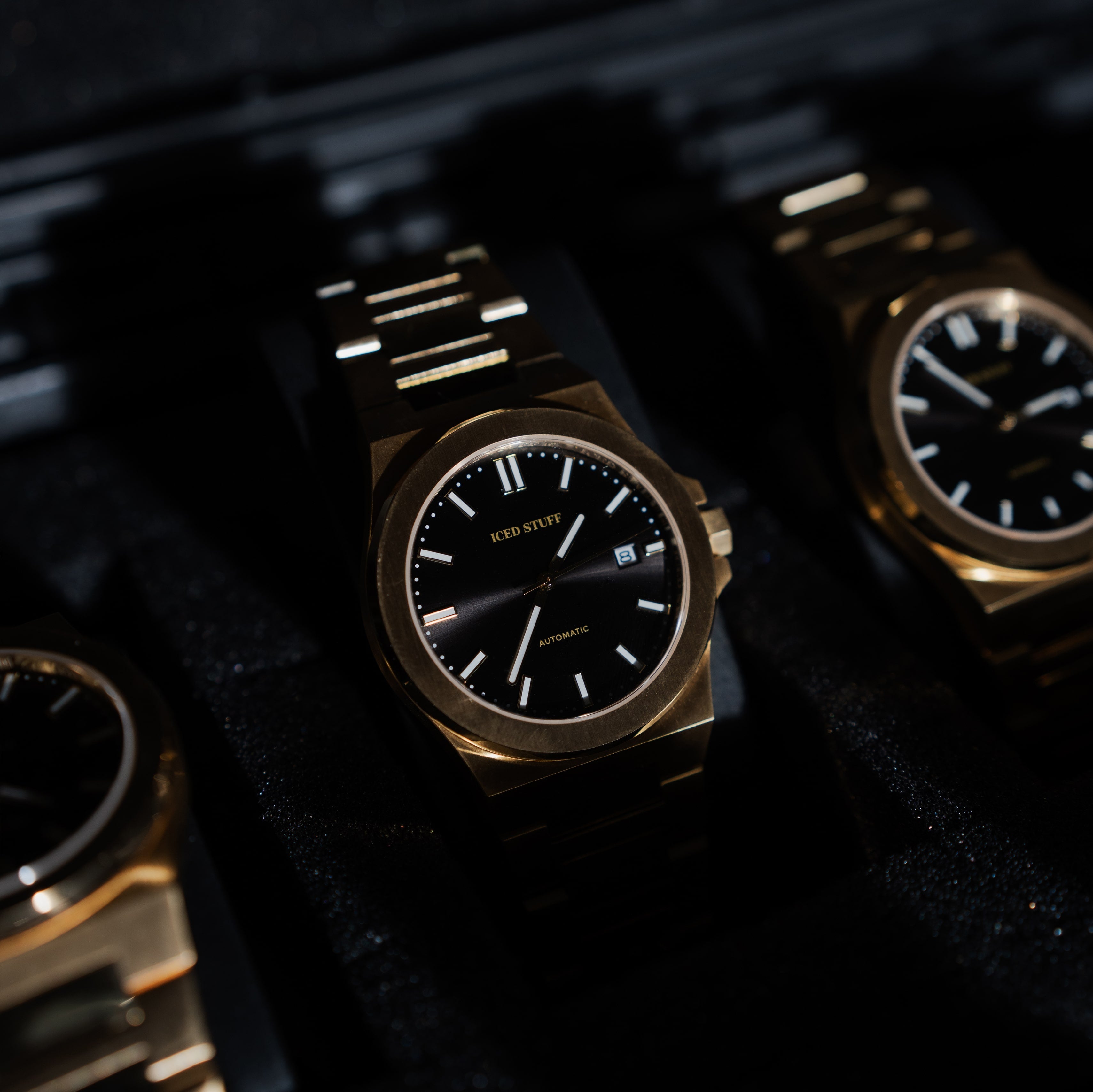 Alpha Champ Automatikuhr, 40 mm, Gold