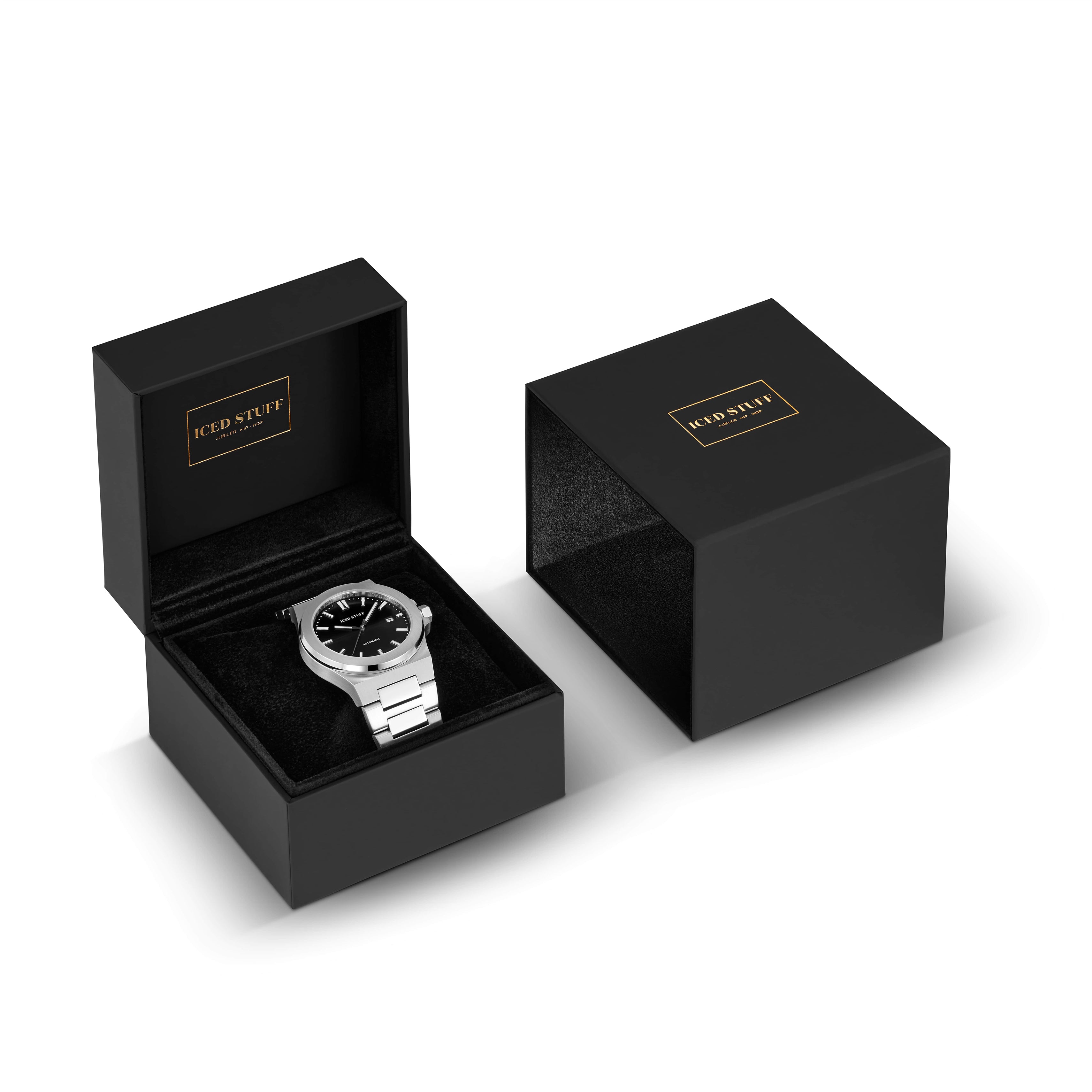 Alpha Champ Automatikuhr aus Weißgold, 40 mm