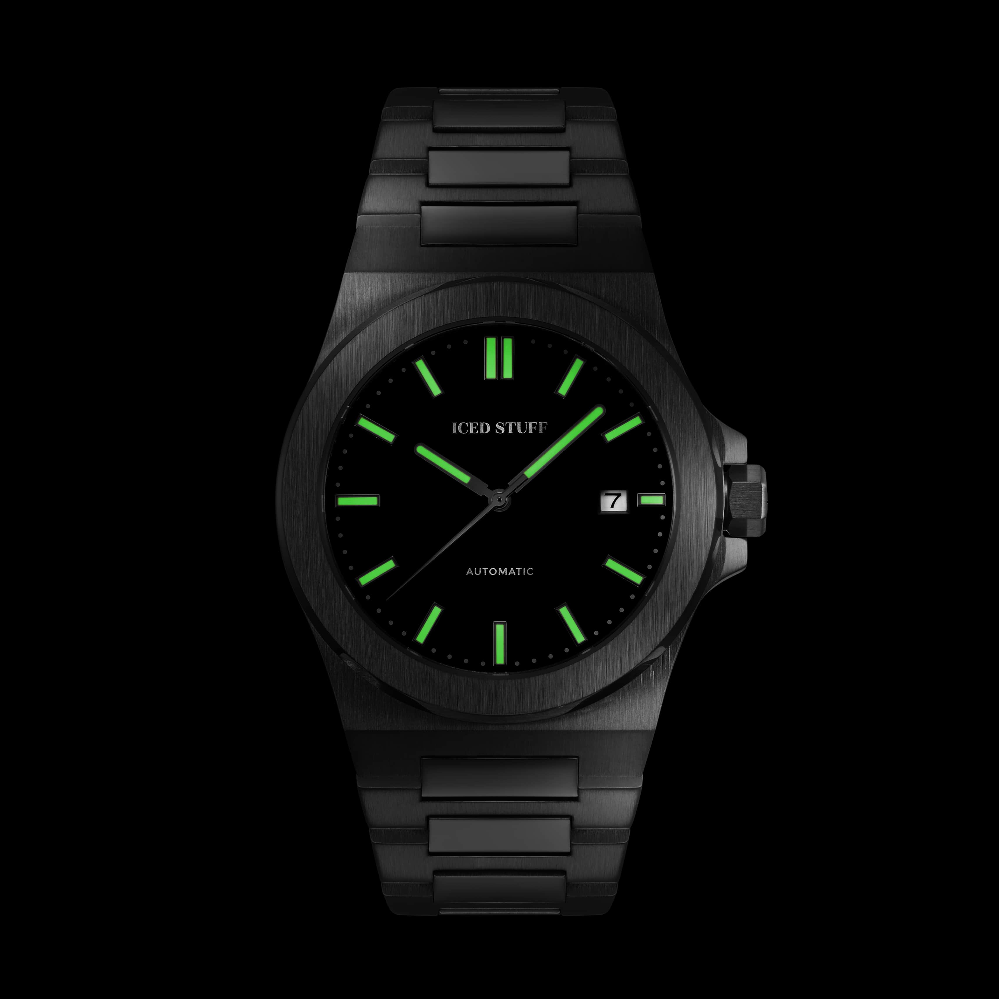 Alpha Champ Automatikuhr aus Weißgold, 40 mm