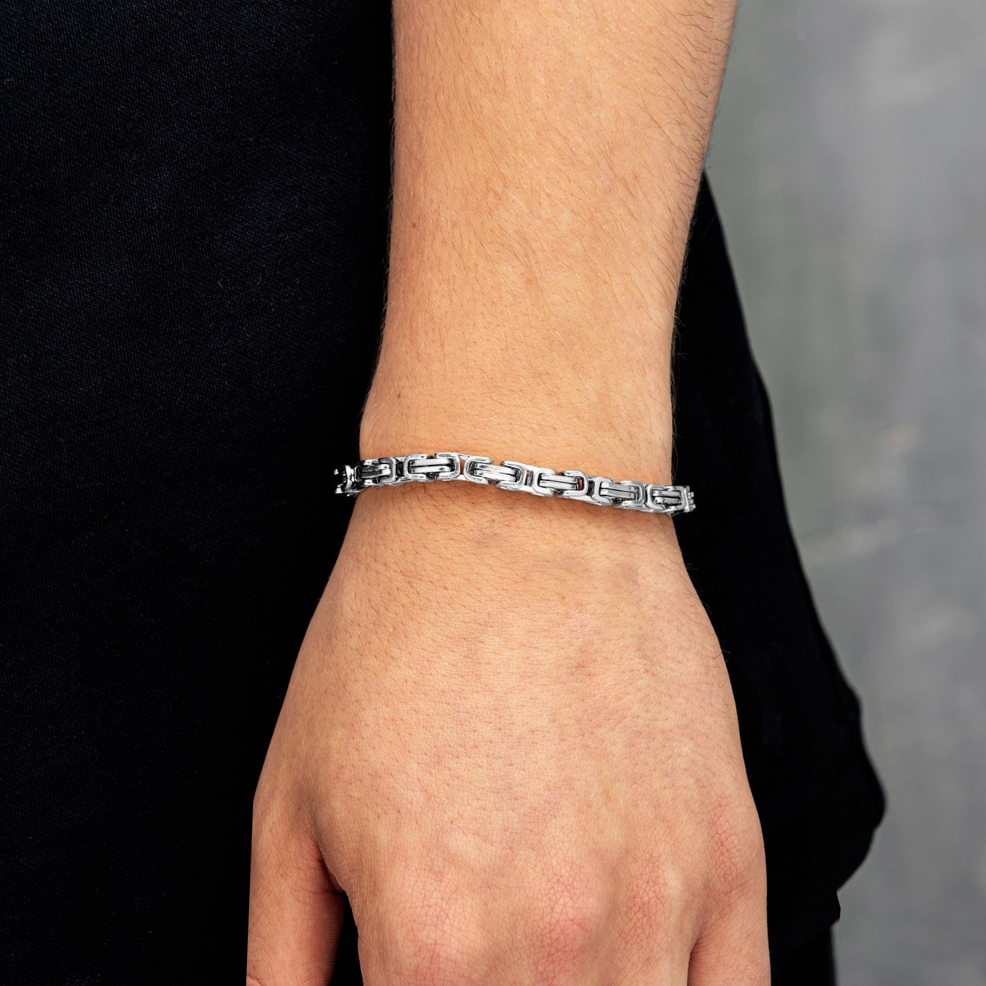 Royal Armband 6mm Weißgold