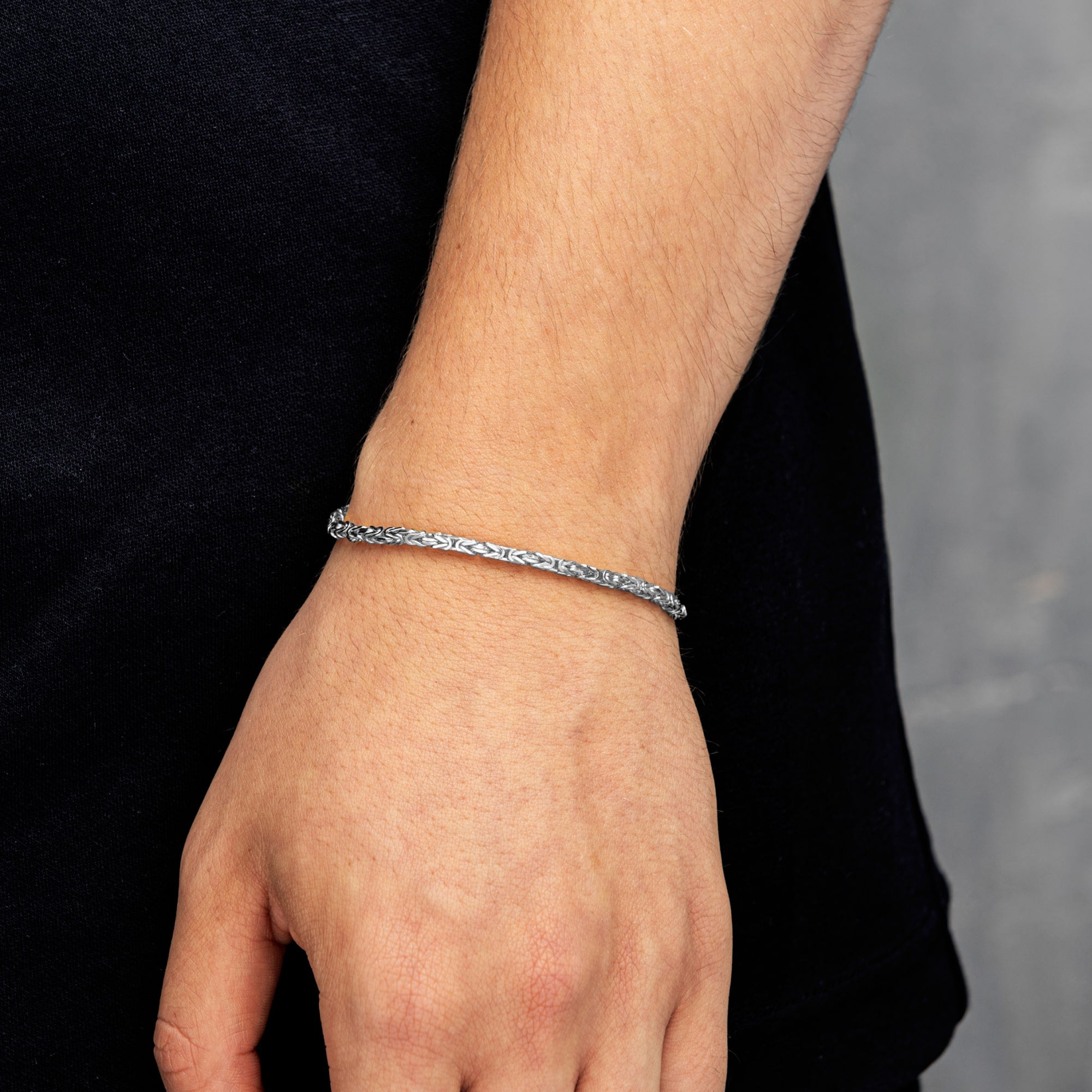 Royal Armband 3mm S925 Weißgold