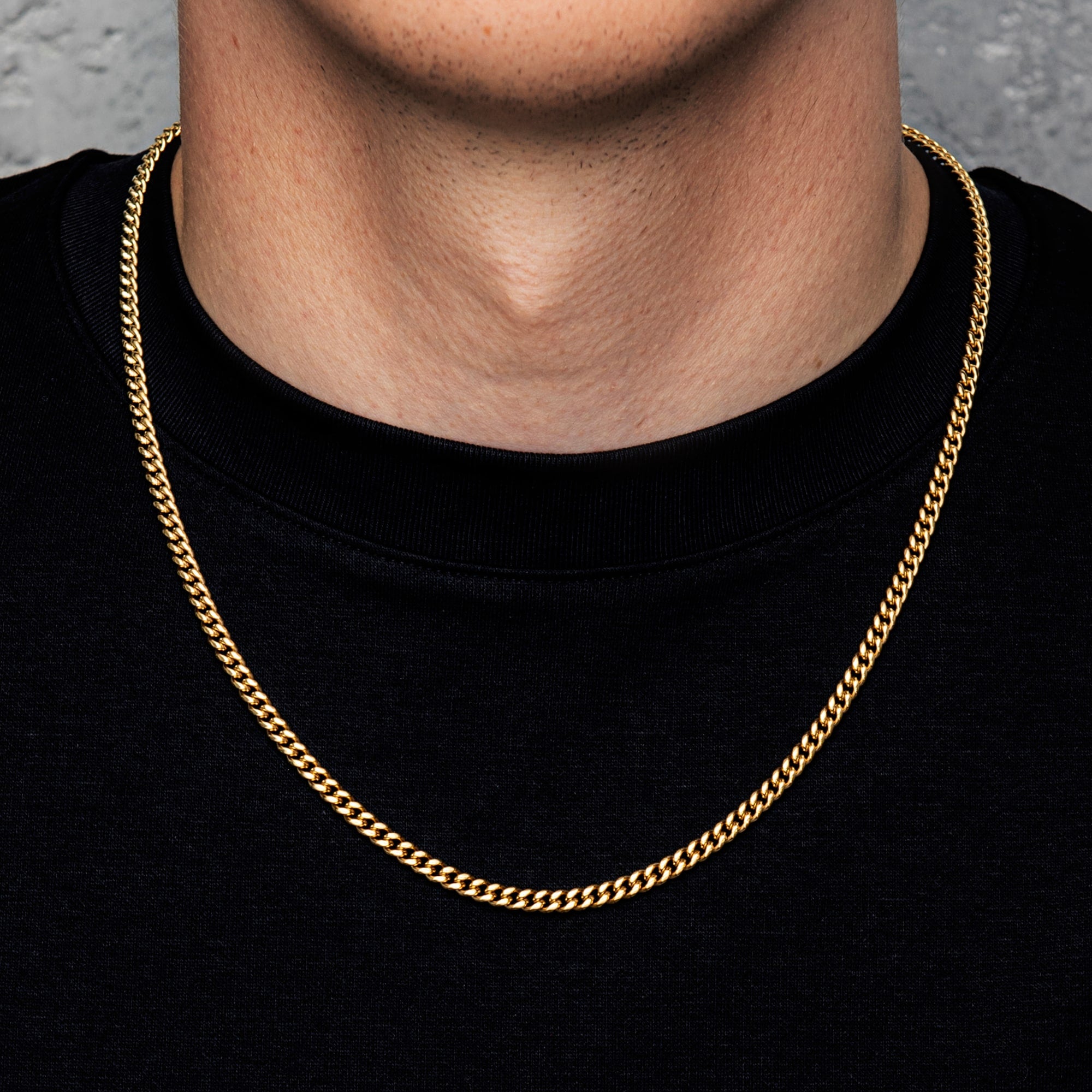 Miami Cuban Link Kette 4mm Gold