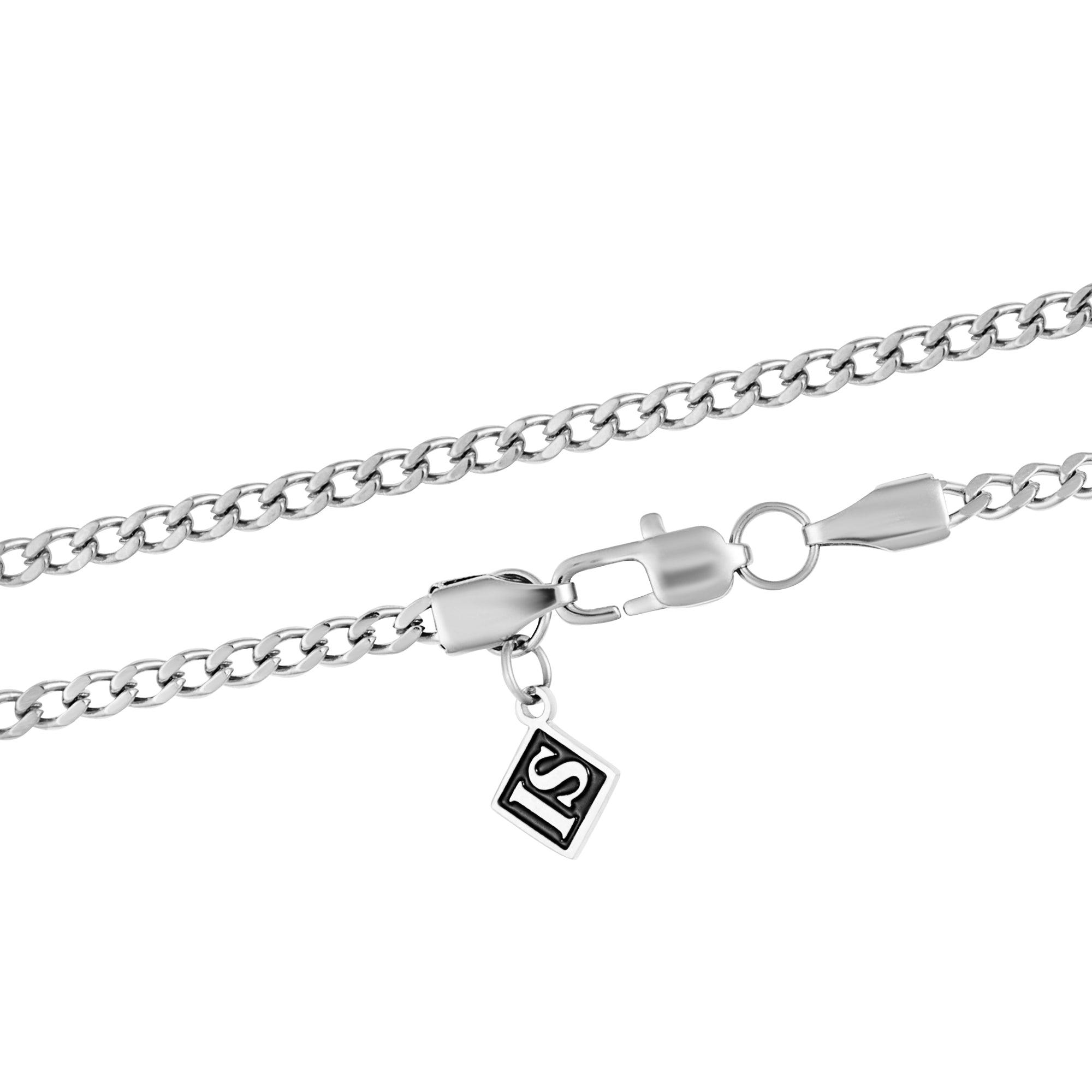 Curb Cuban Link 3mm Białe Złoto - IcedStuff