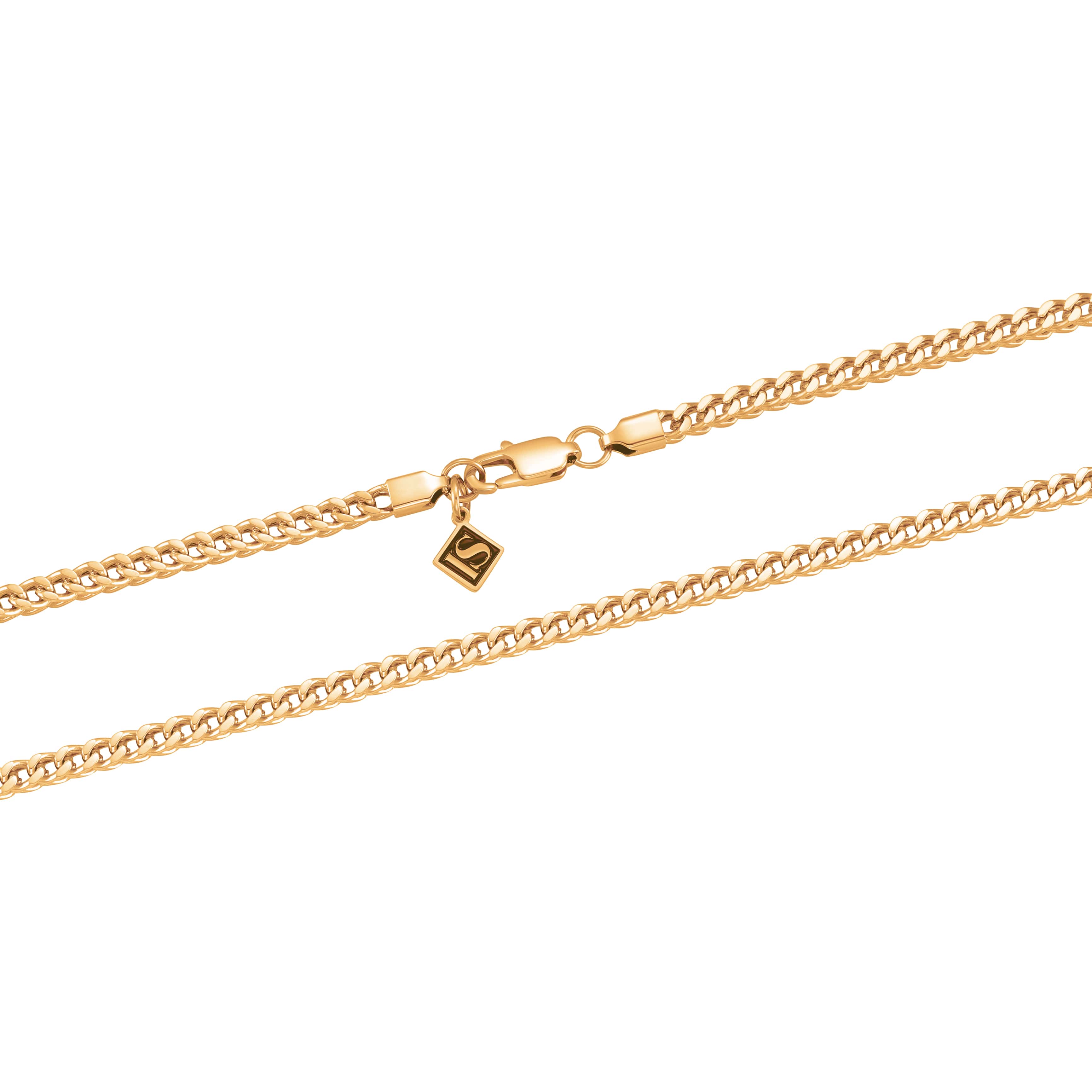 Bransoletka Franco 3mm Złoto