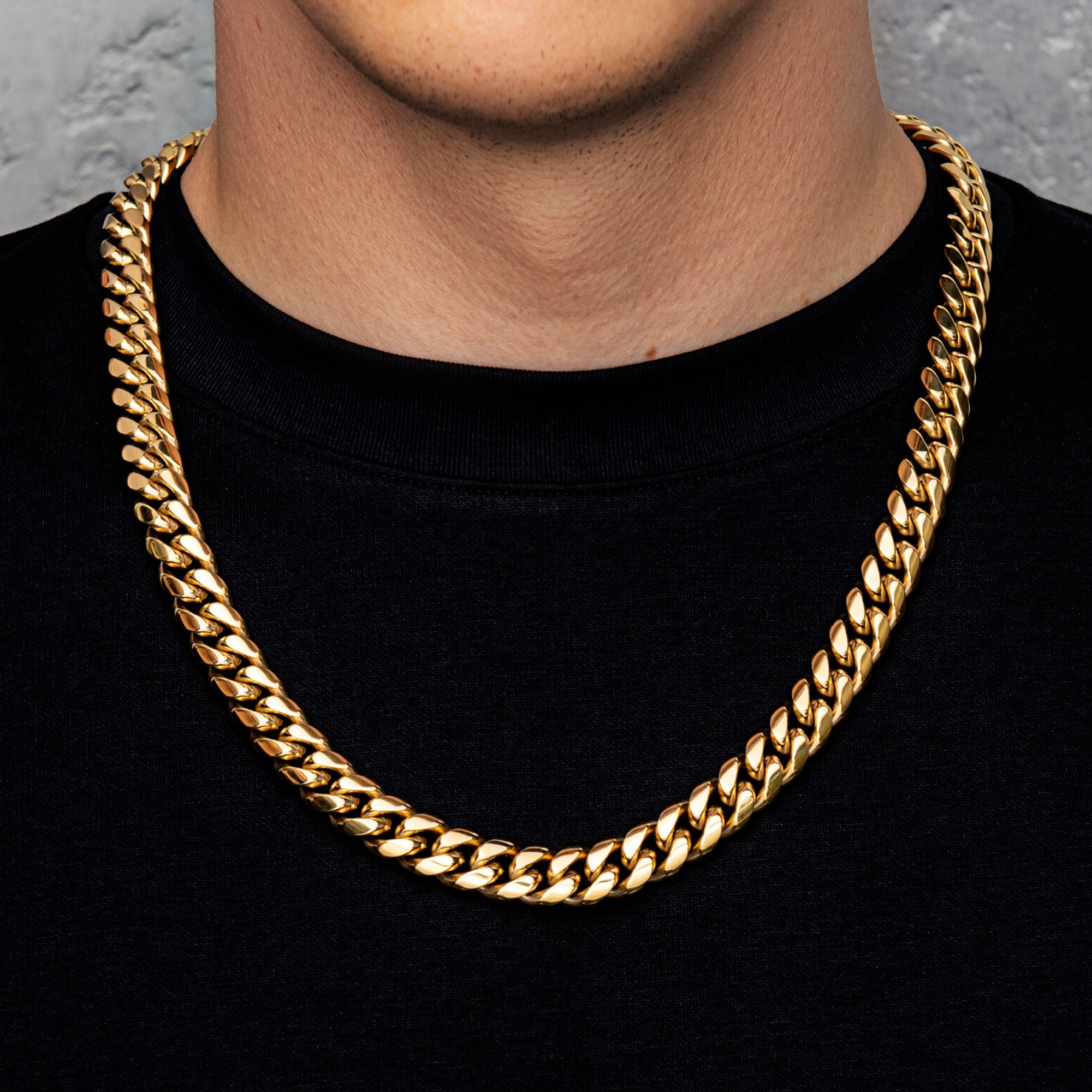 Miami Cuban Link Kette 12mm Gold