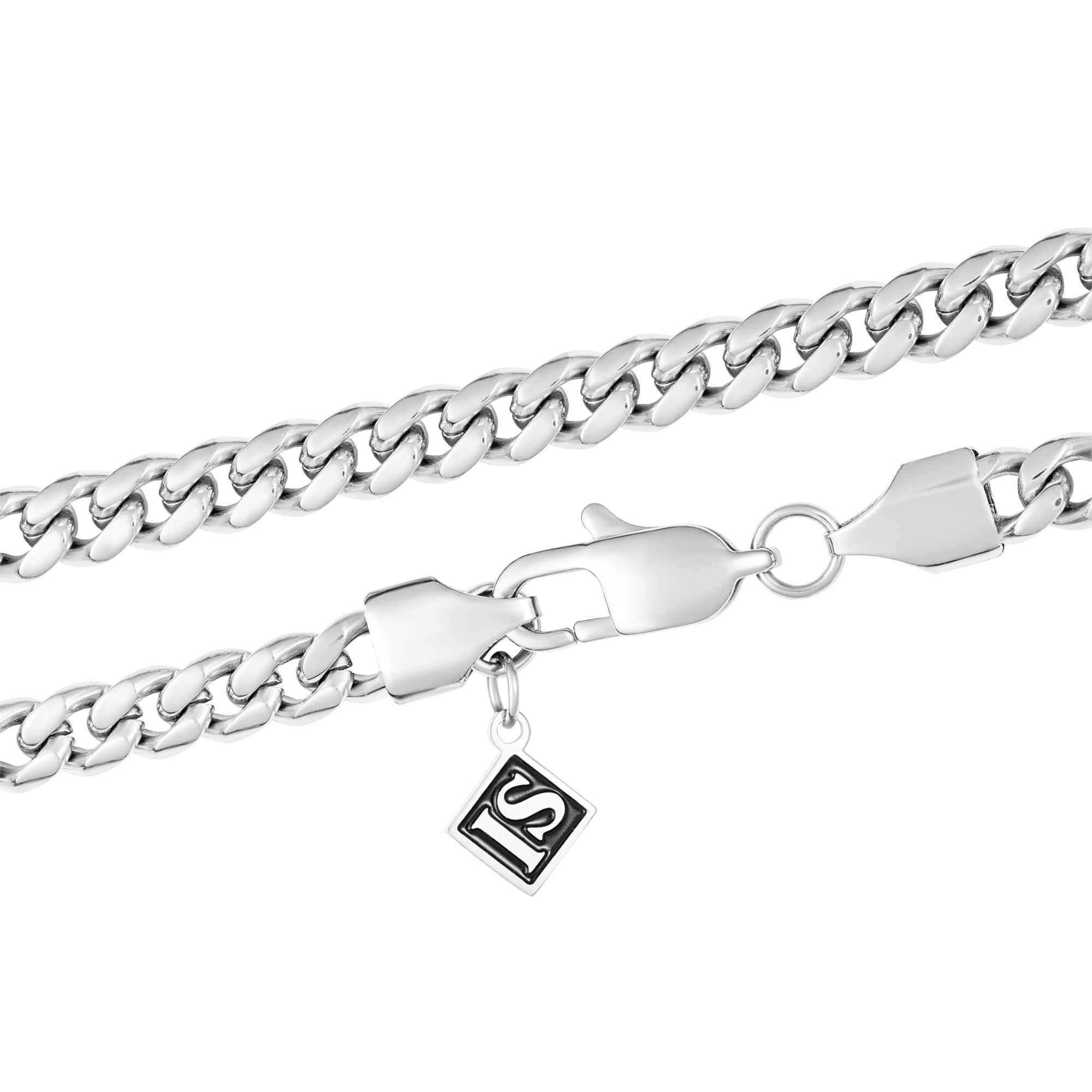 Miami Cuban Link 5mm Białe Złoto - IcedStuff