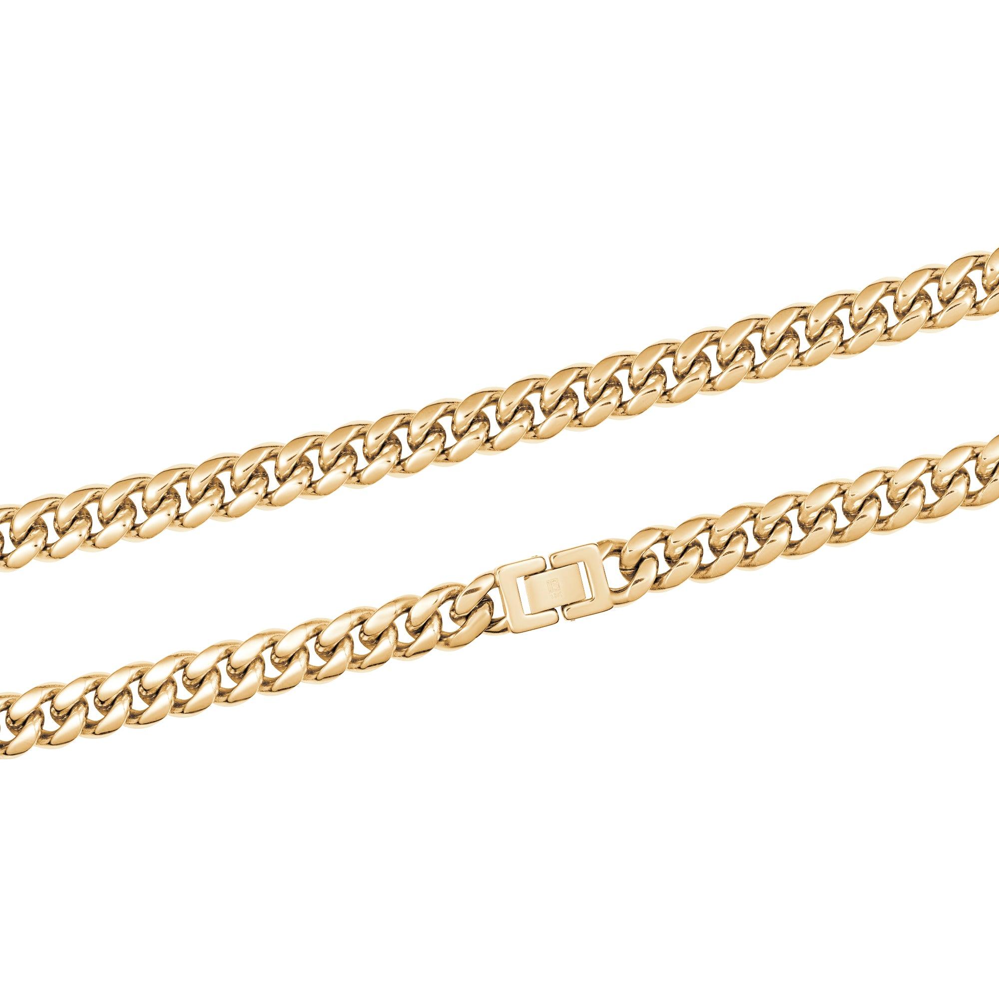 Miami Cuban Link 8mm Złoto - IcedStuff