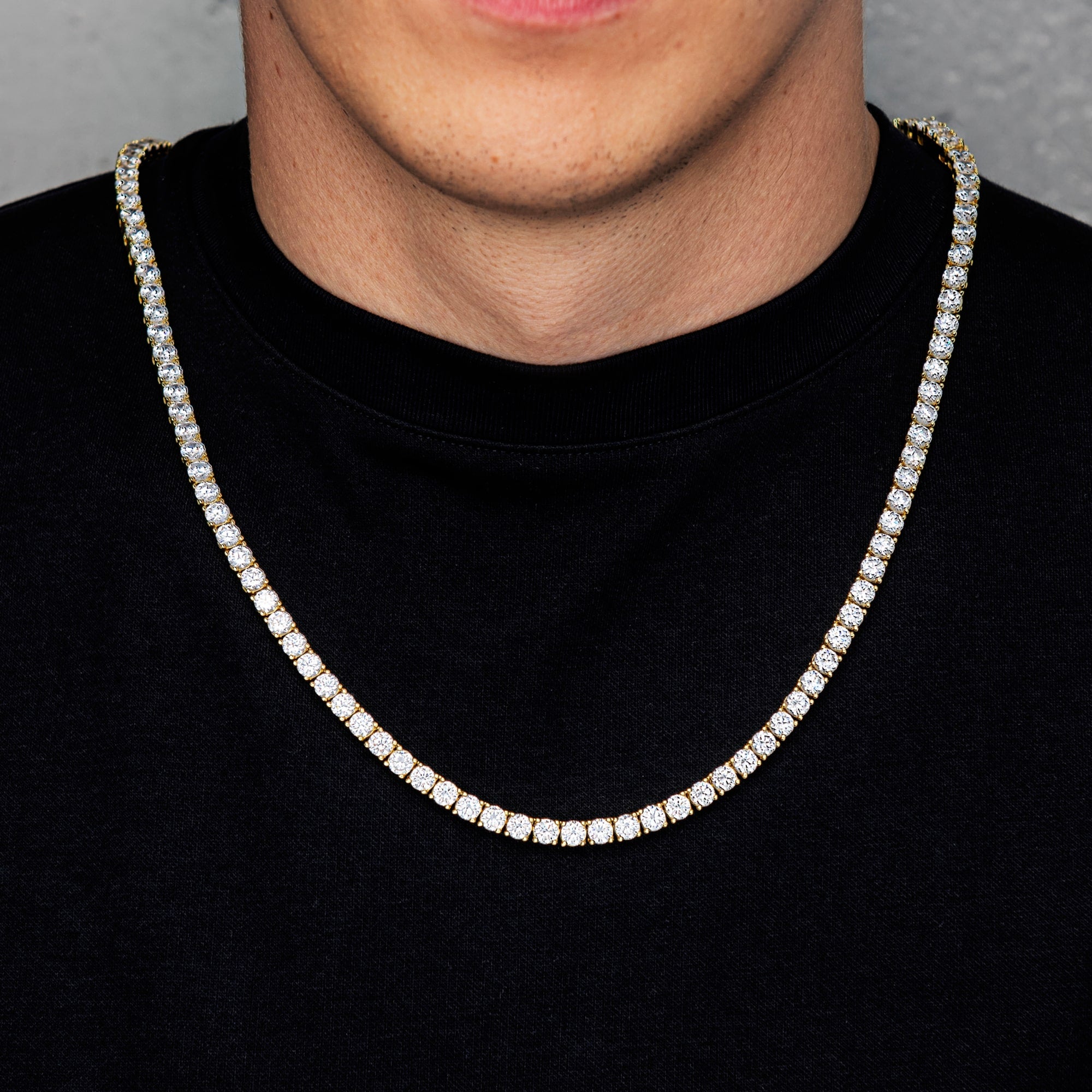 Tenniskette 5mm Gold