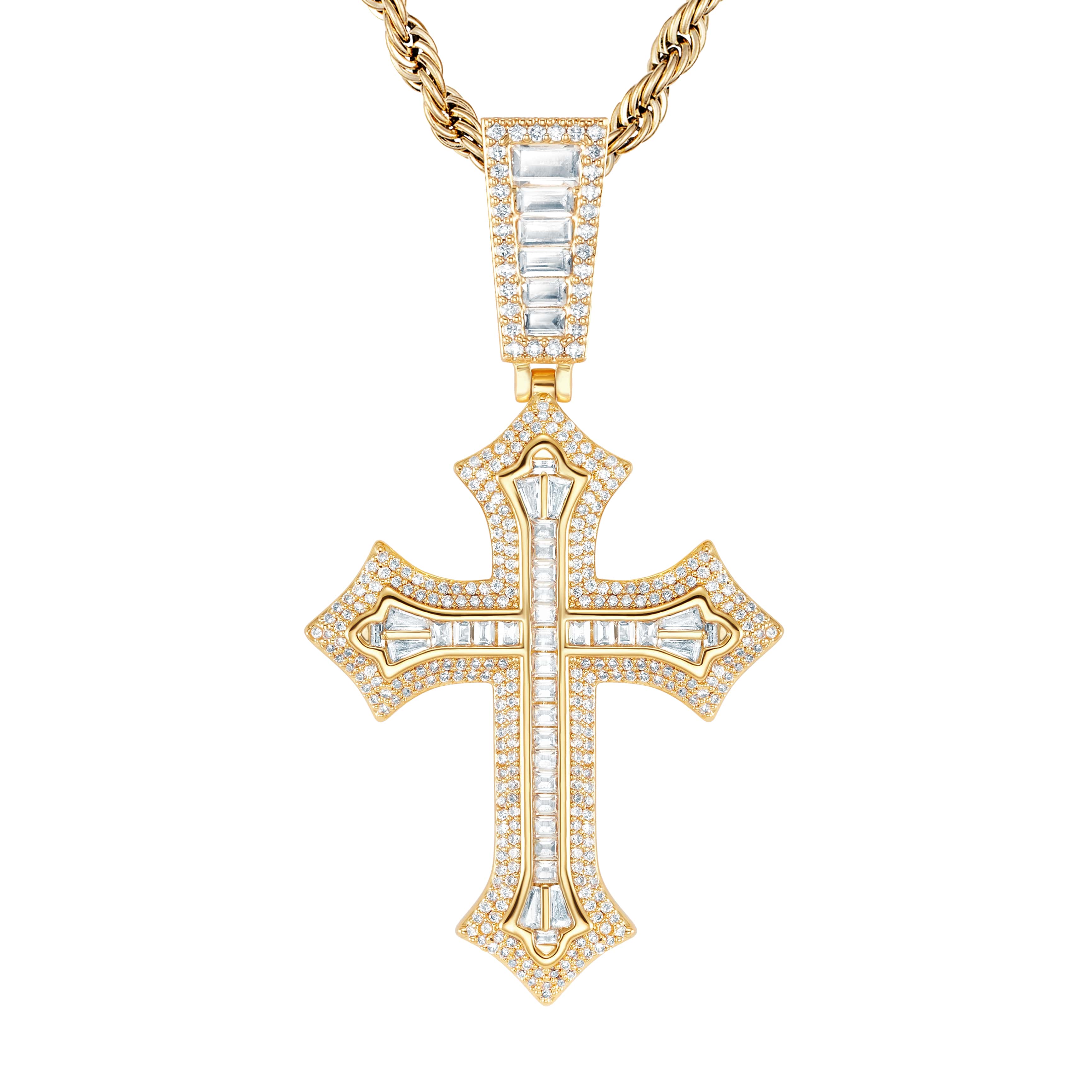 Zawieszka Premium 2Pac Cross Złoto