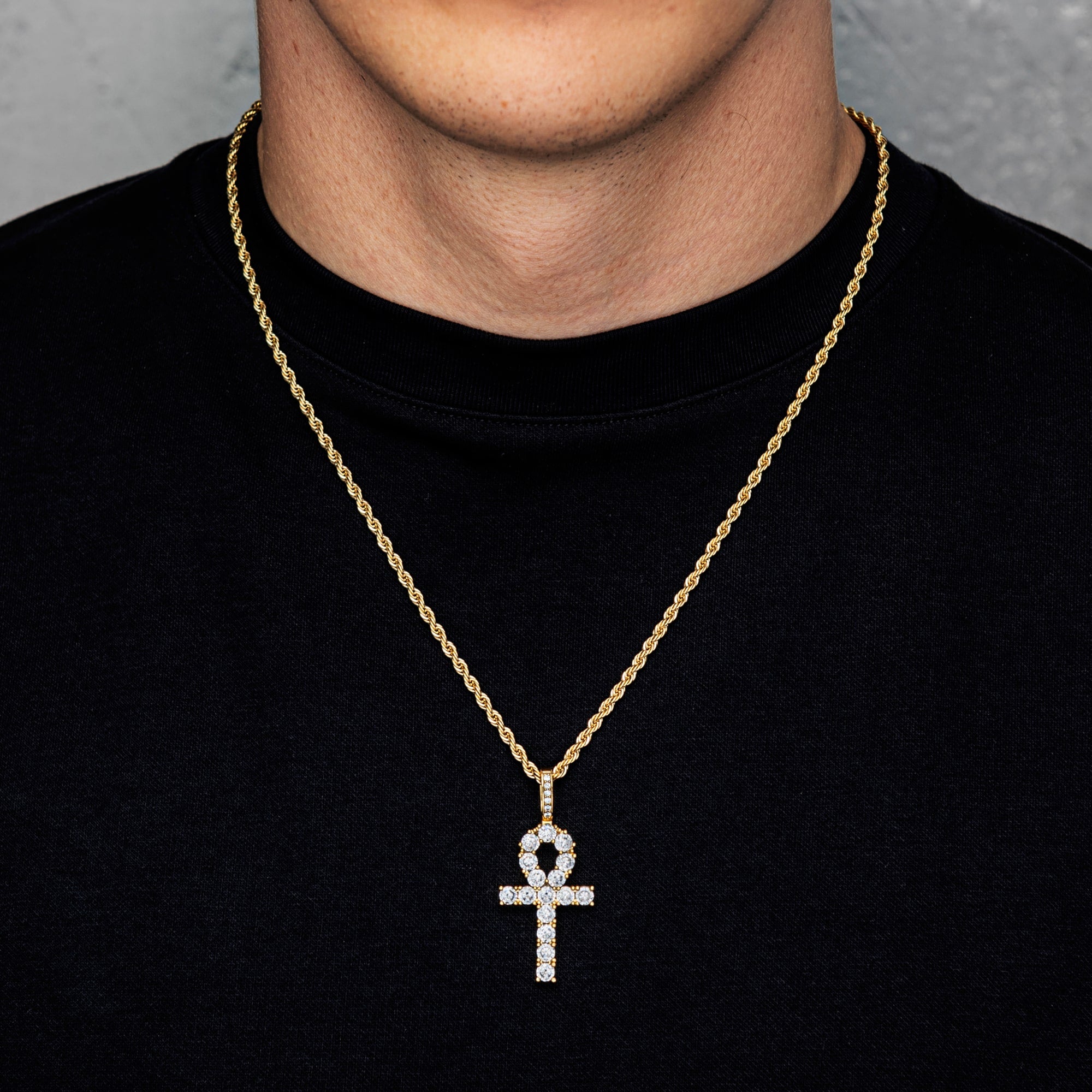 ANKH Kreuz Anhänger Gold