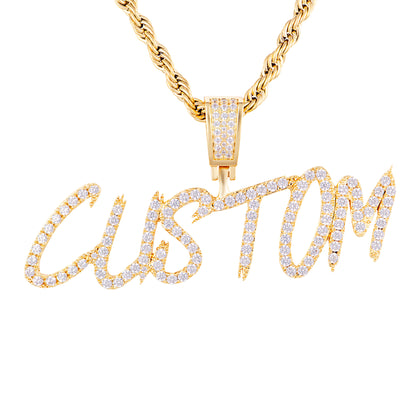 Benutzerdefinierter Graffiti-Buchstaben-Anhänger