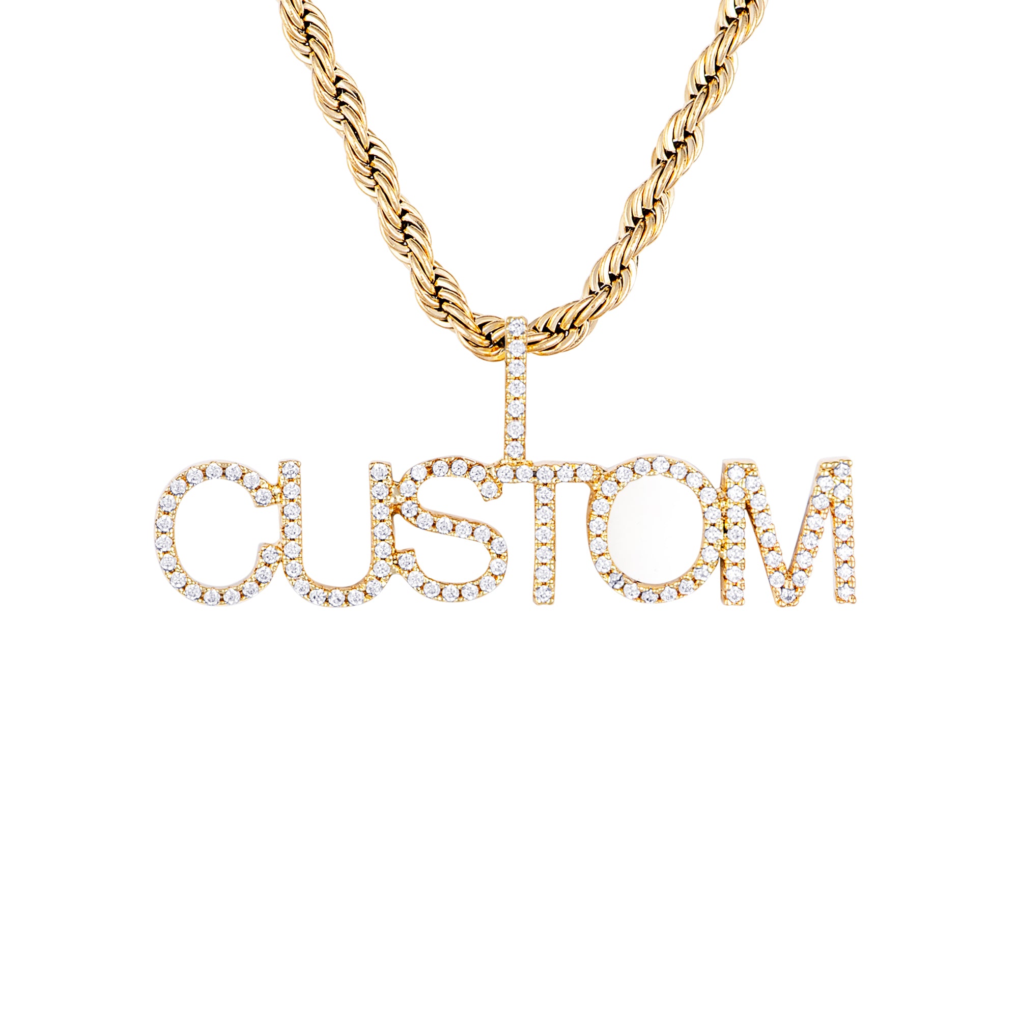 Benutzerdefinierter Micro Letters Anhänger