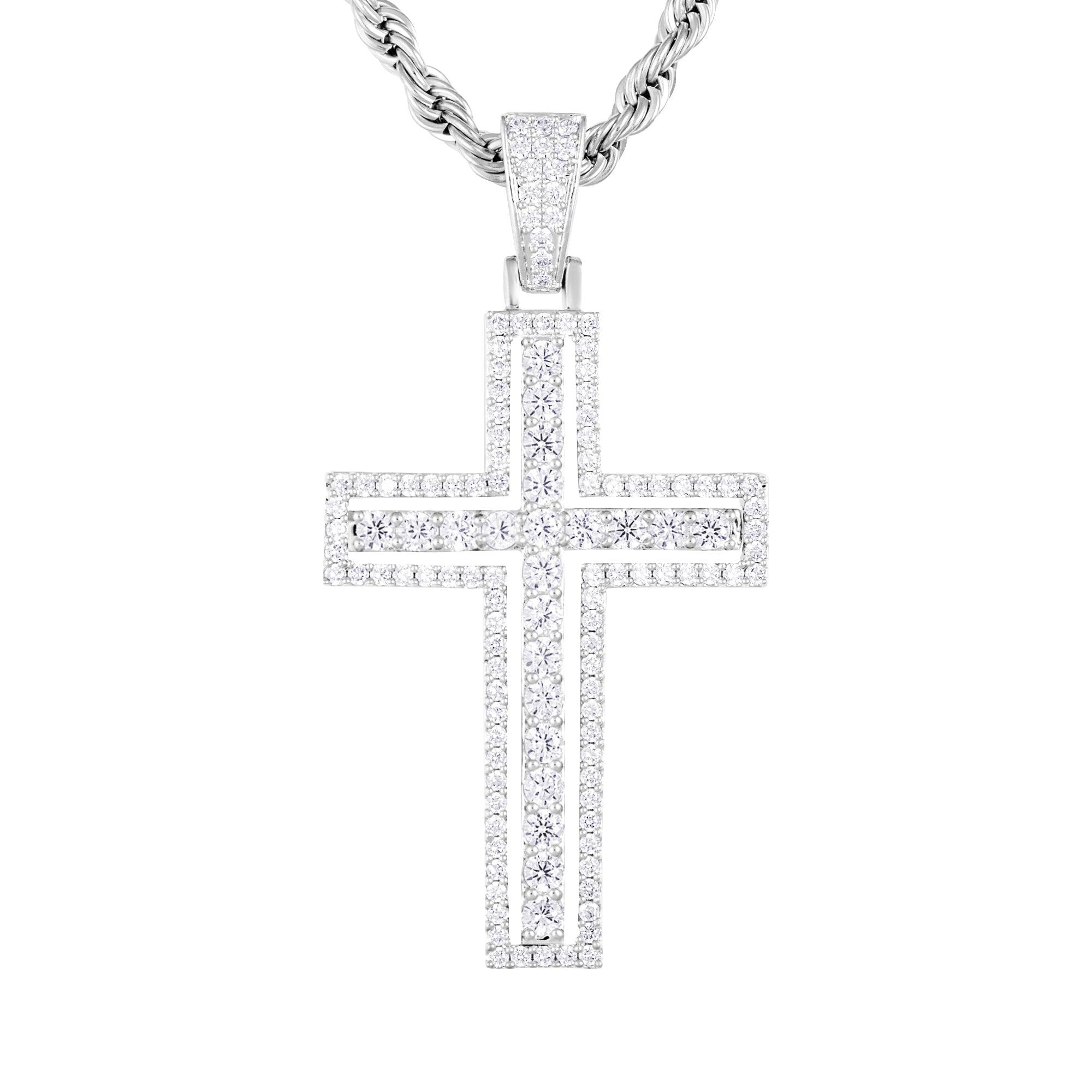 CUT CROSS BIAŁE ZŁOTO - IcedStuff