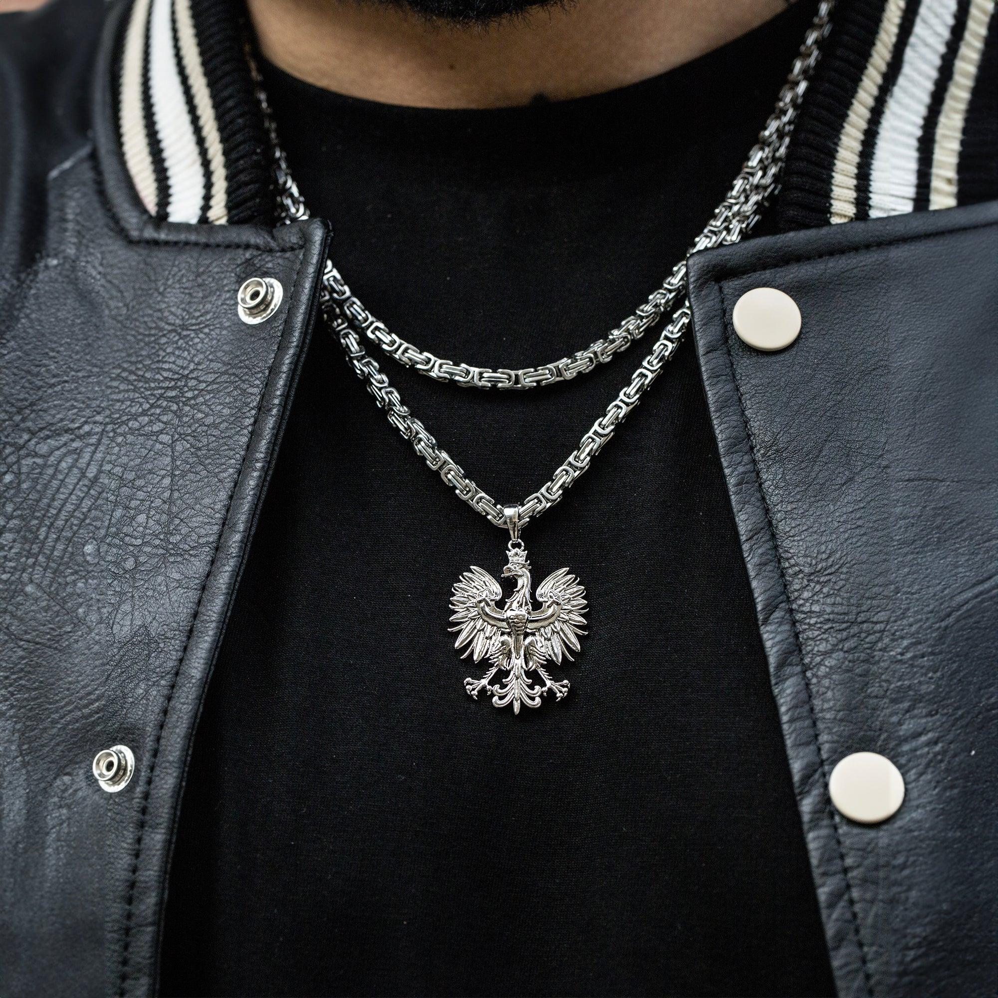 ZAWIESZKA ORZEŁ POLSKI BIAŁE ZŁOTO - IcedStuff