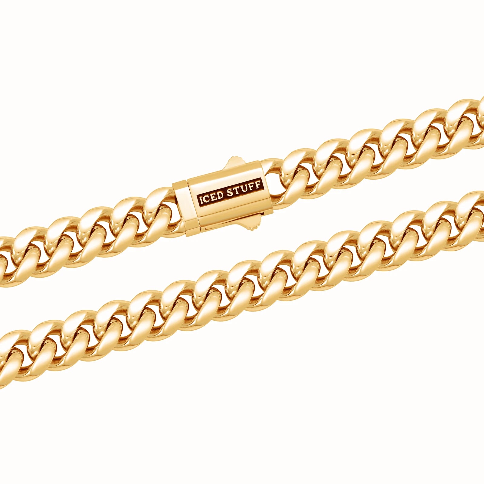 Łańcuch Premium Miami Cuban Link 10mm Złoto