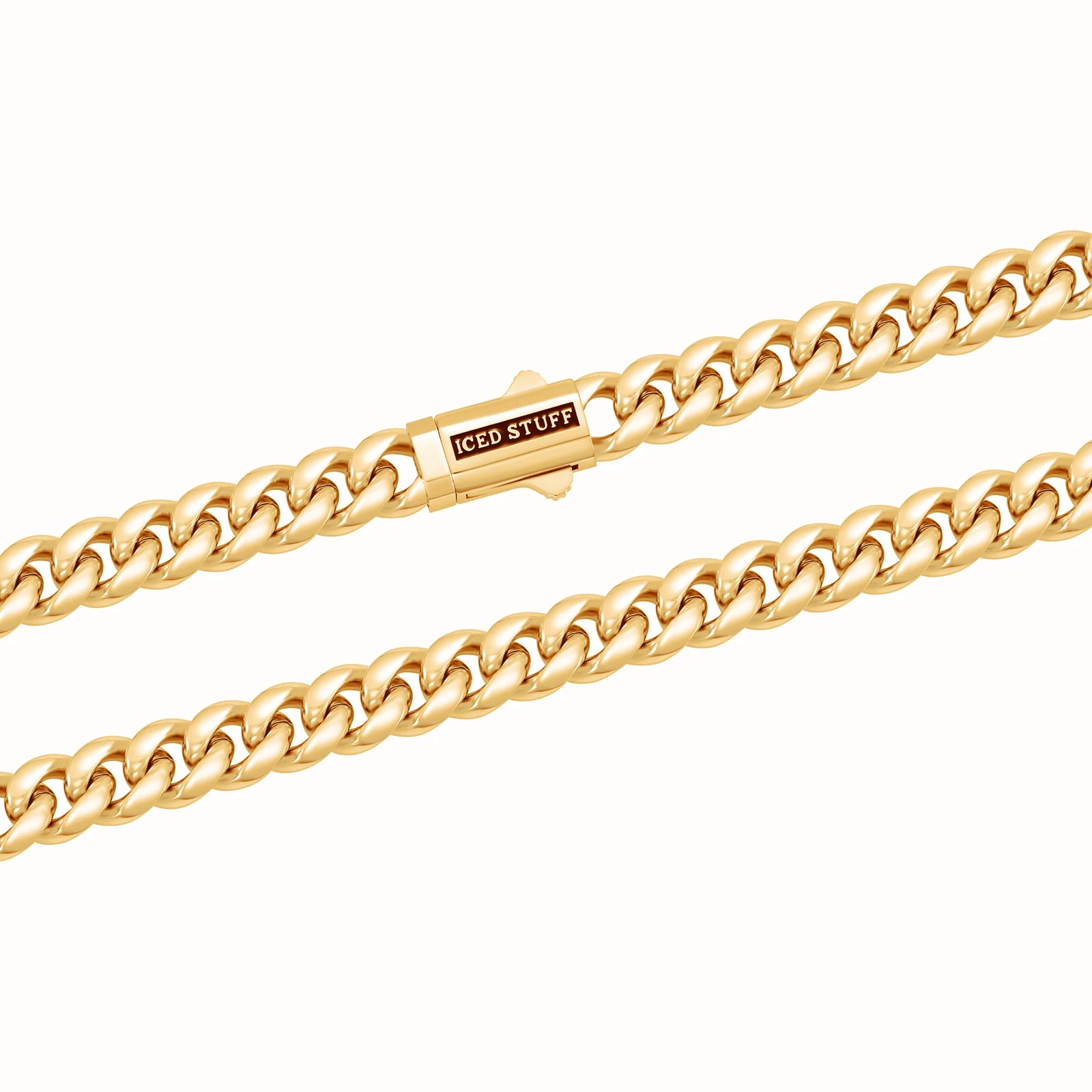 Bransoletka Premium Miami Cuban Link 8mm Złoto