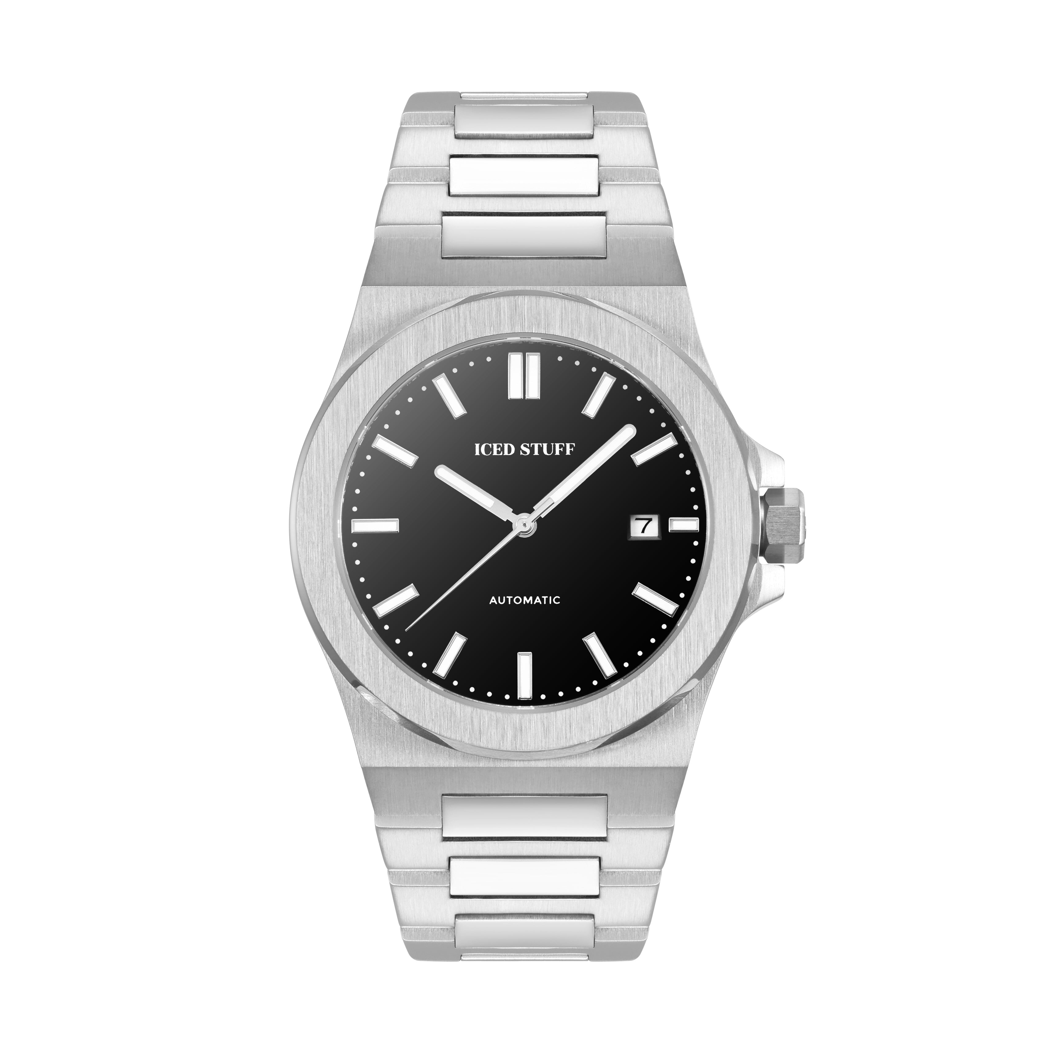 Alpha Champ Automatikuhr aus Weißgold, 40 mm