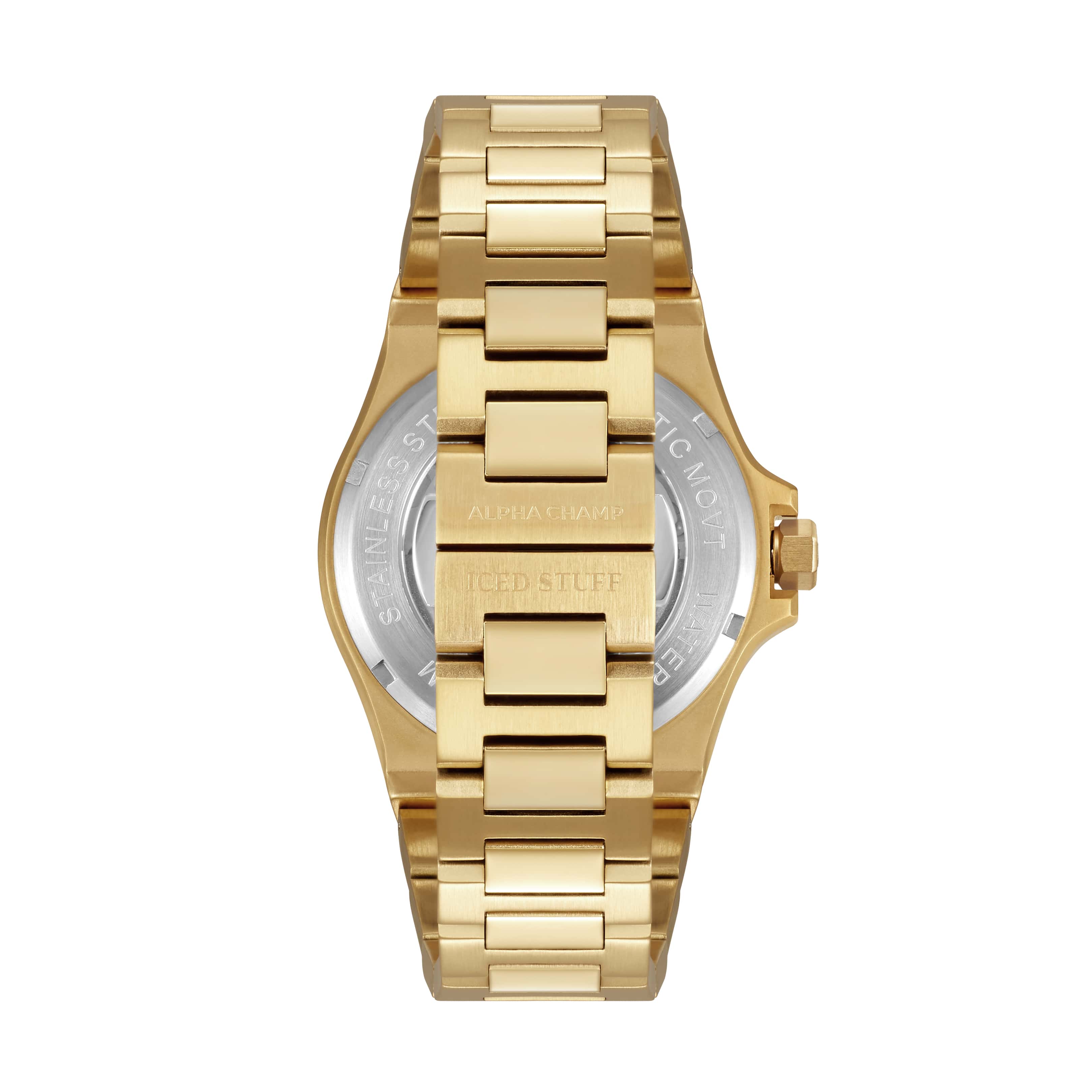 Alpha Champ Automatikuhr, 40 mm, Gold