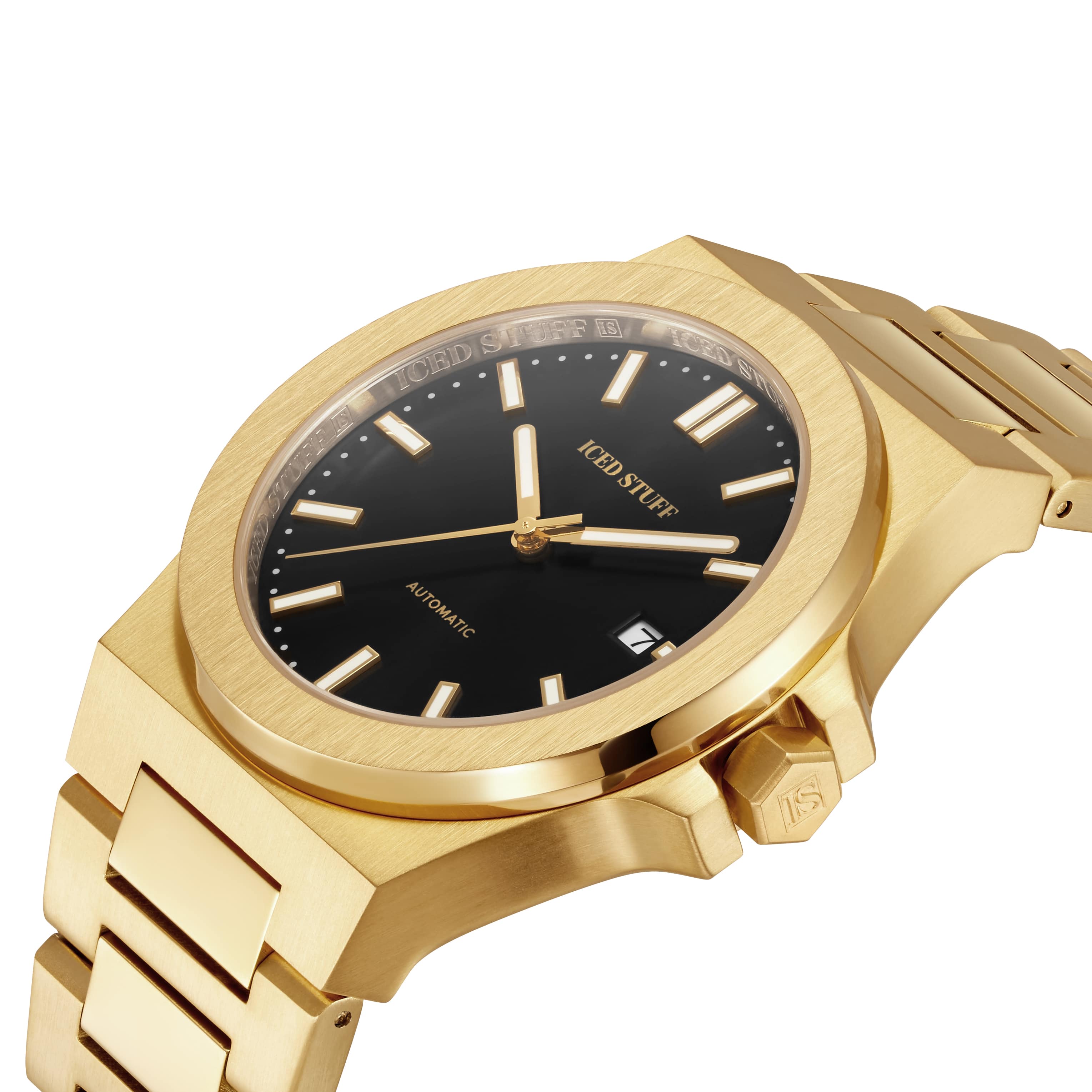 Alpha Champ Automatikuhr, 40 mm, Gold