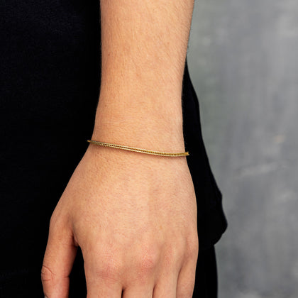 Neu Franco Armband 2,5mm Gold