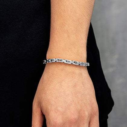 Royal Armband 6mm Weißgold