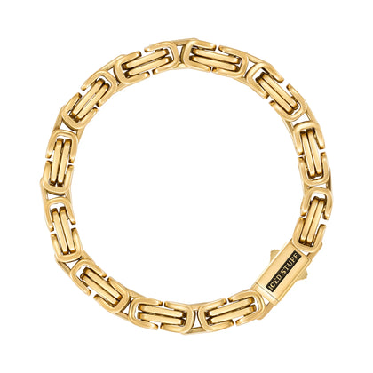 Bransoletka Królewska 7mm Złoto