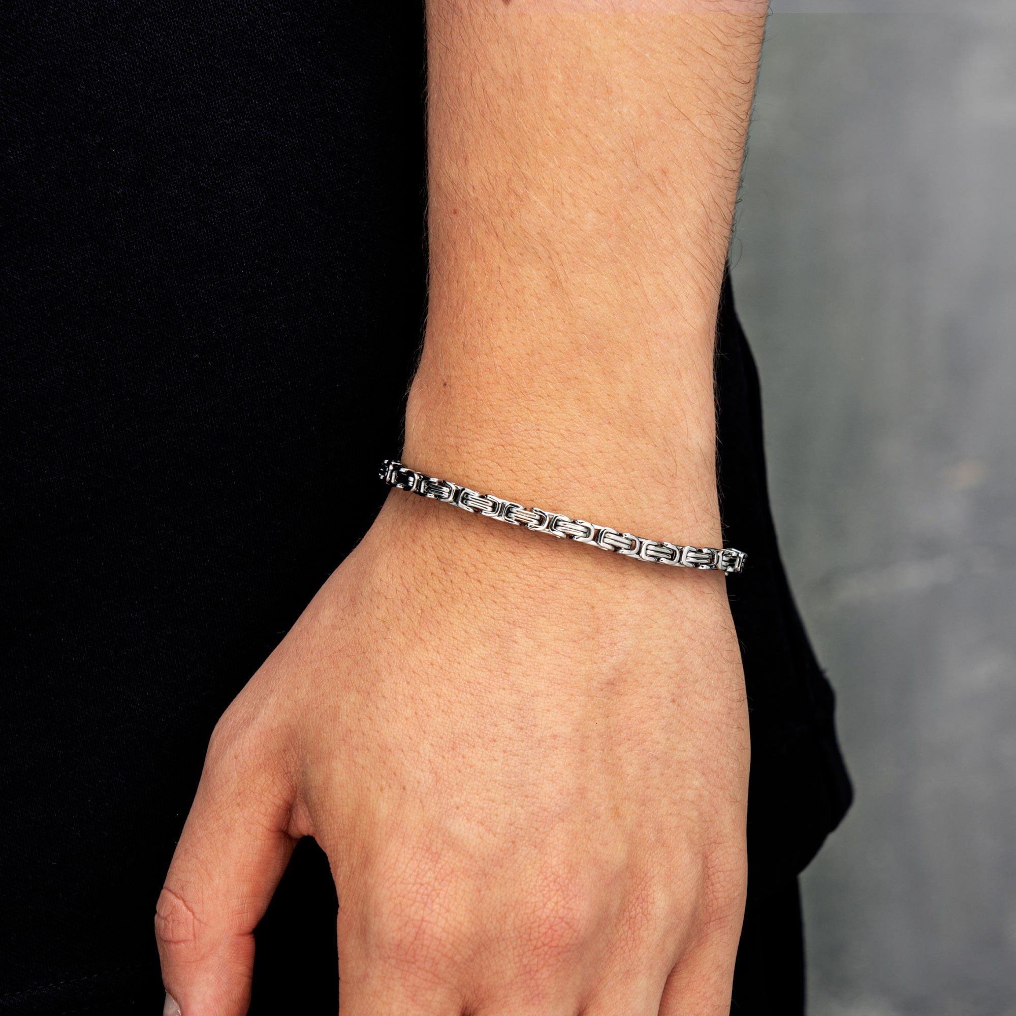 Royal Armband 4mm Weißgold