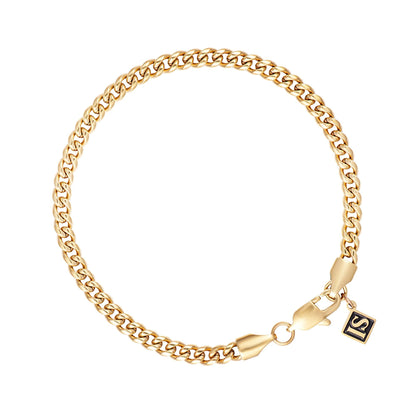 Miami Cuban 4mm Złoto - IcedStuff