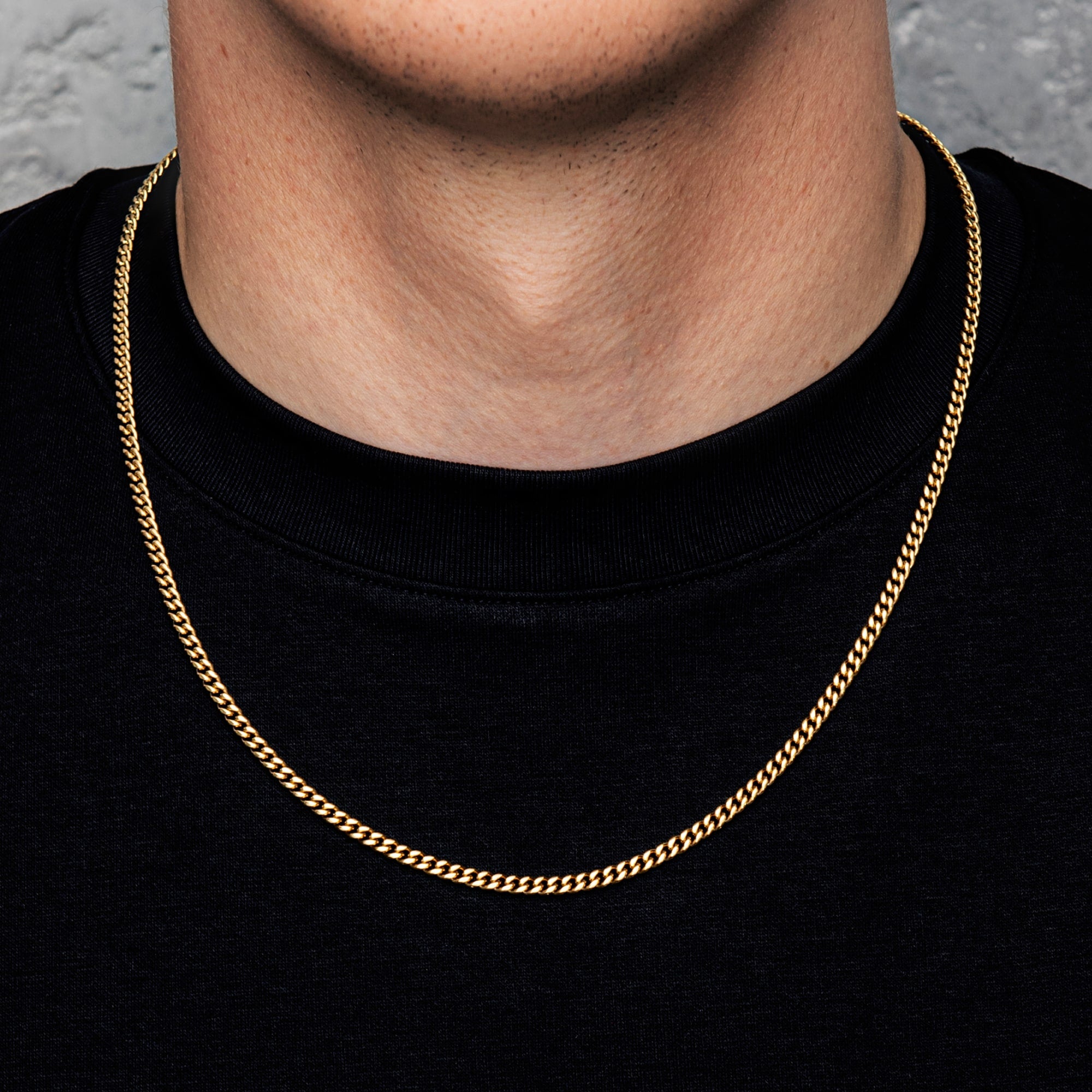 Miami Cuban Link Kette 3mm Gold