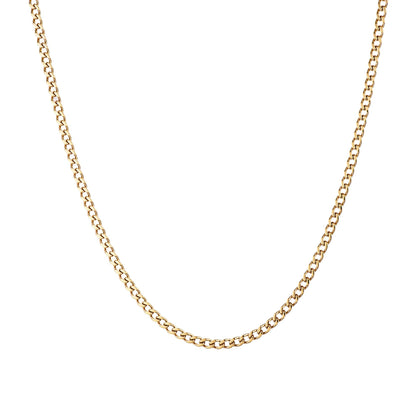 Curb Cuban Link 3mm Złoto - IcedStuff
