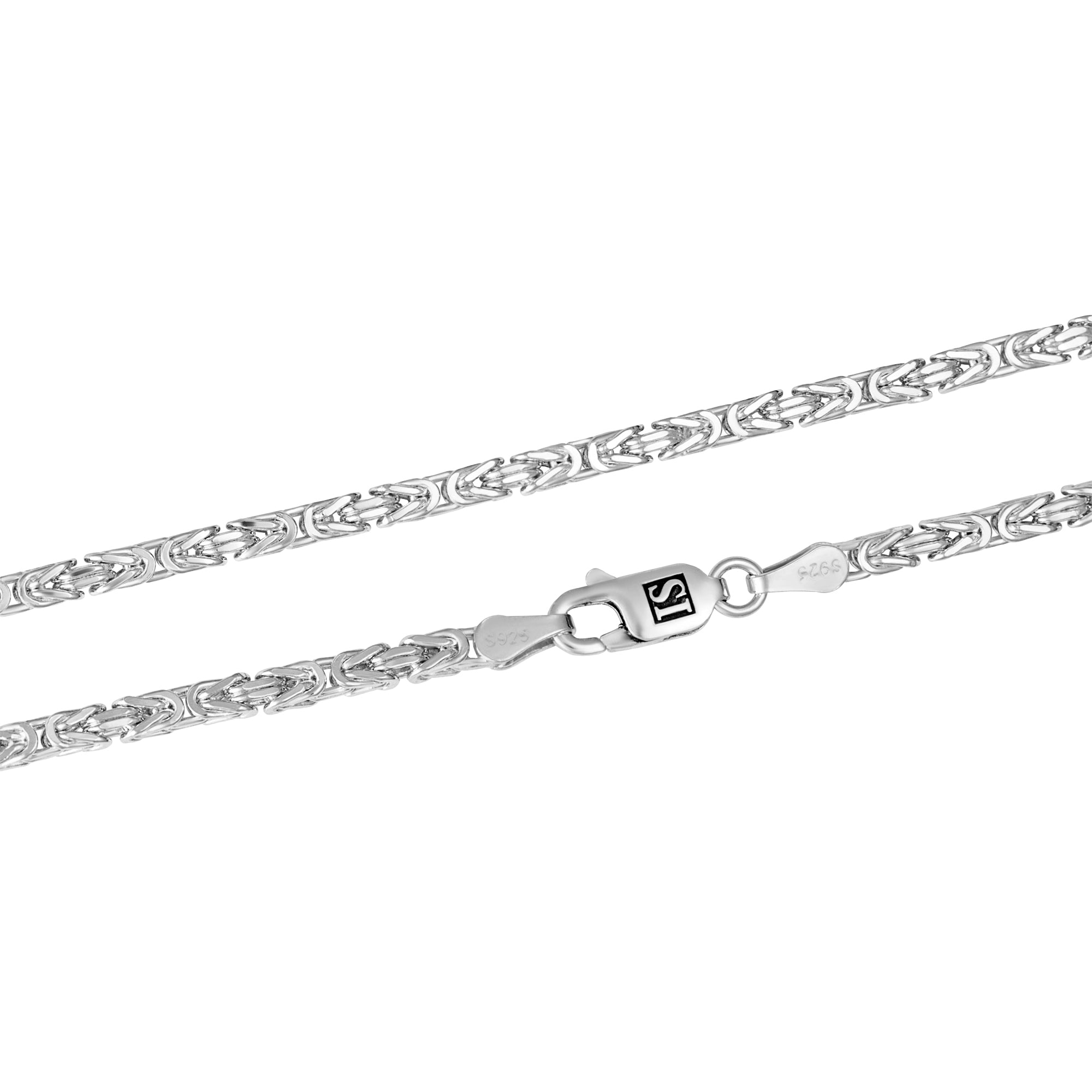 Royal Armband 3mm S925 Weißgold 