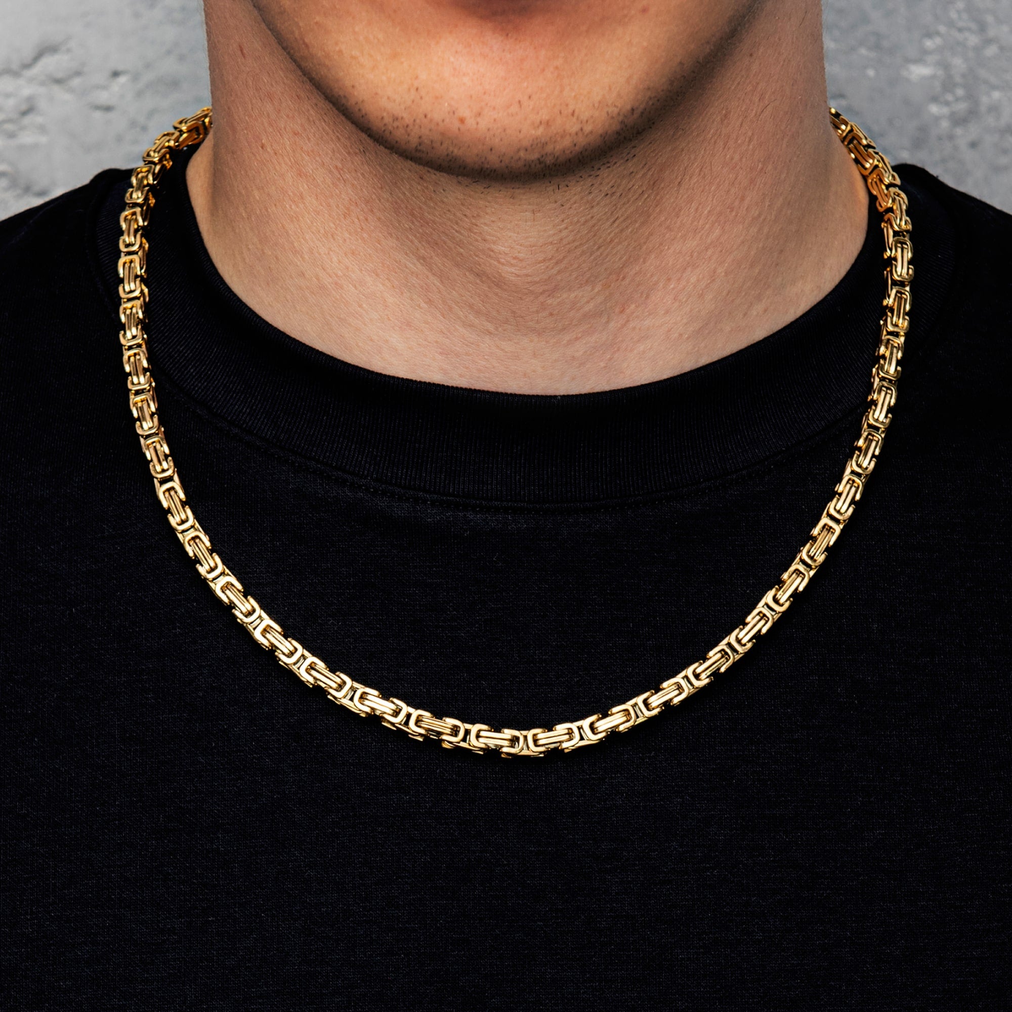 Königliche Kette 6mm Gold