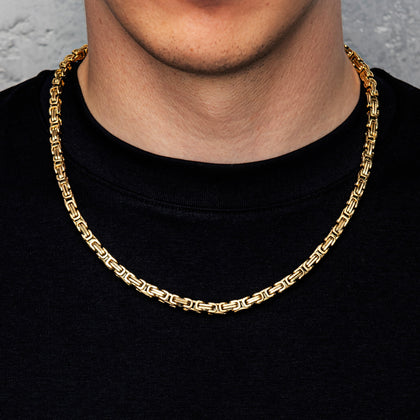 Königliche Kette 6mm Gold