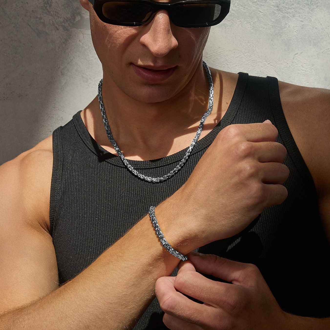 Königskette 4mm Weißgold