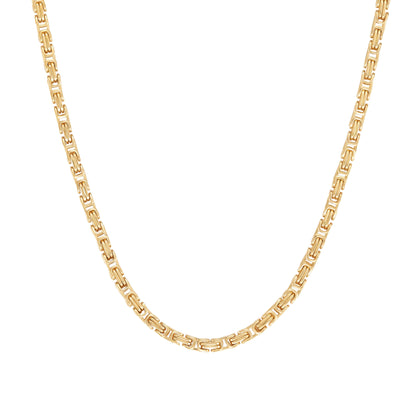 Königliche Kette 4mm Gold 