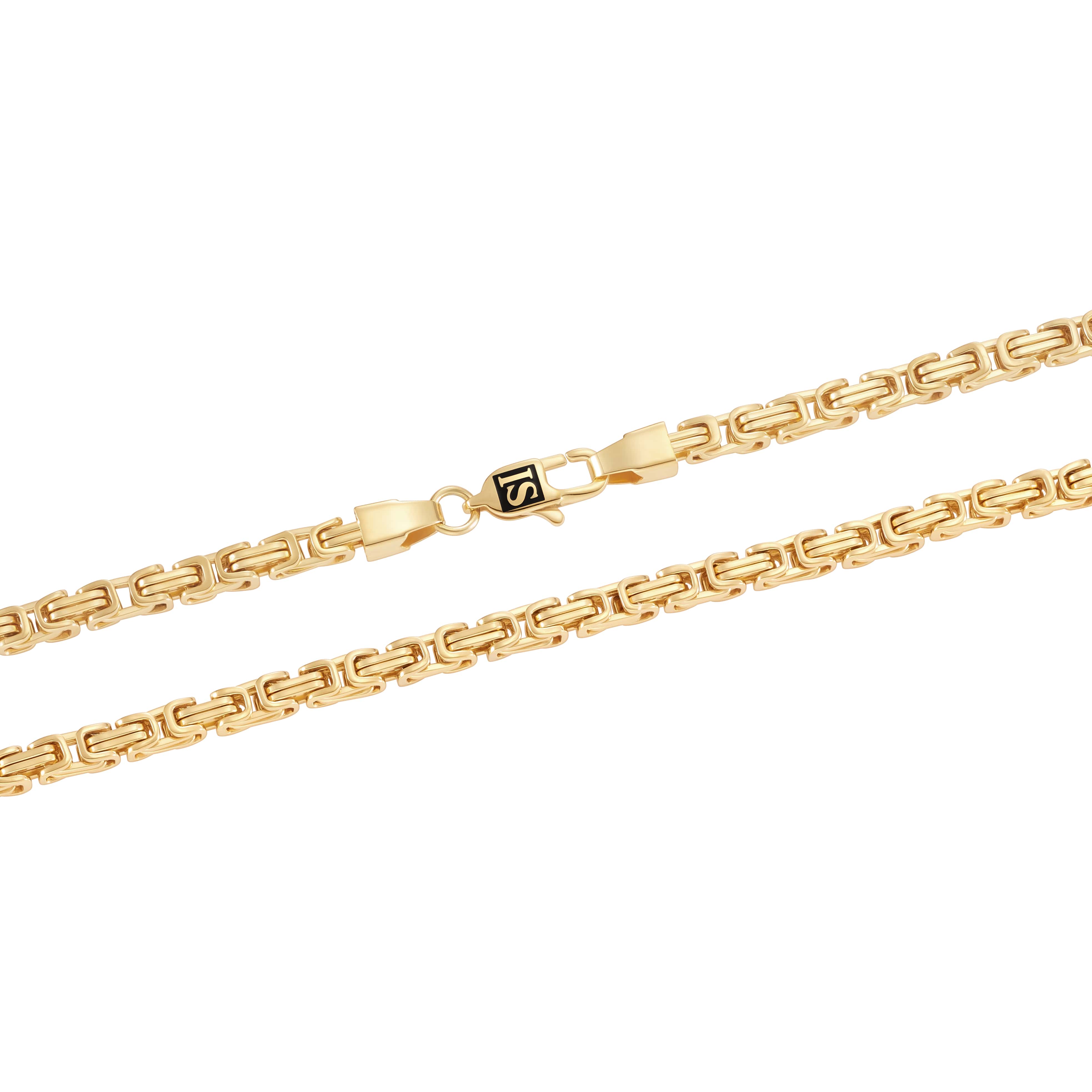 Königliche Kette 4mm Gold 