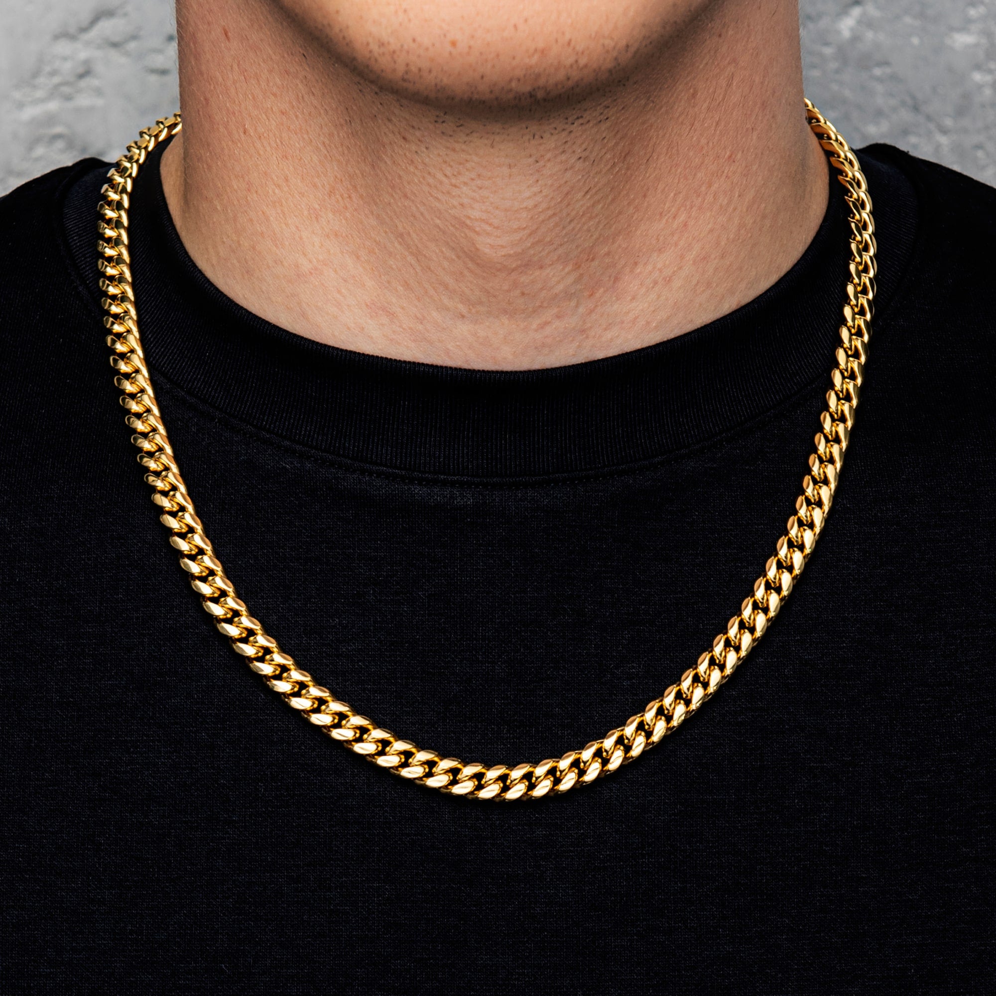 Miami Cuban Link Kette 8mm Gold