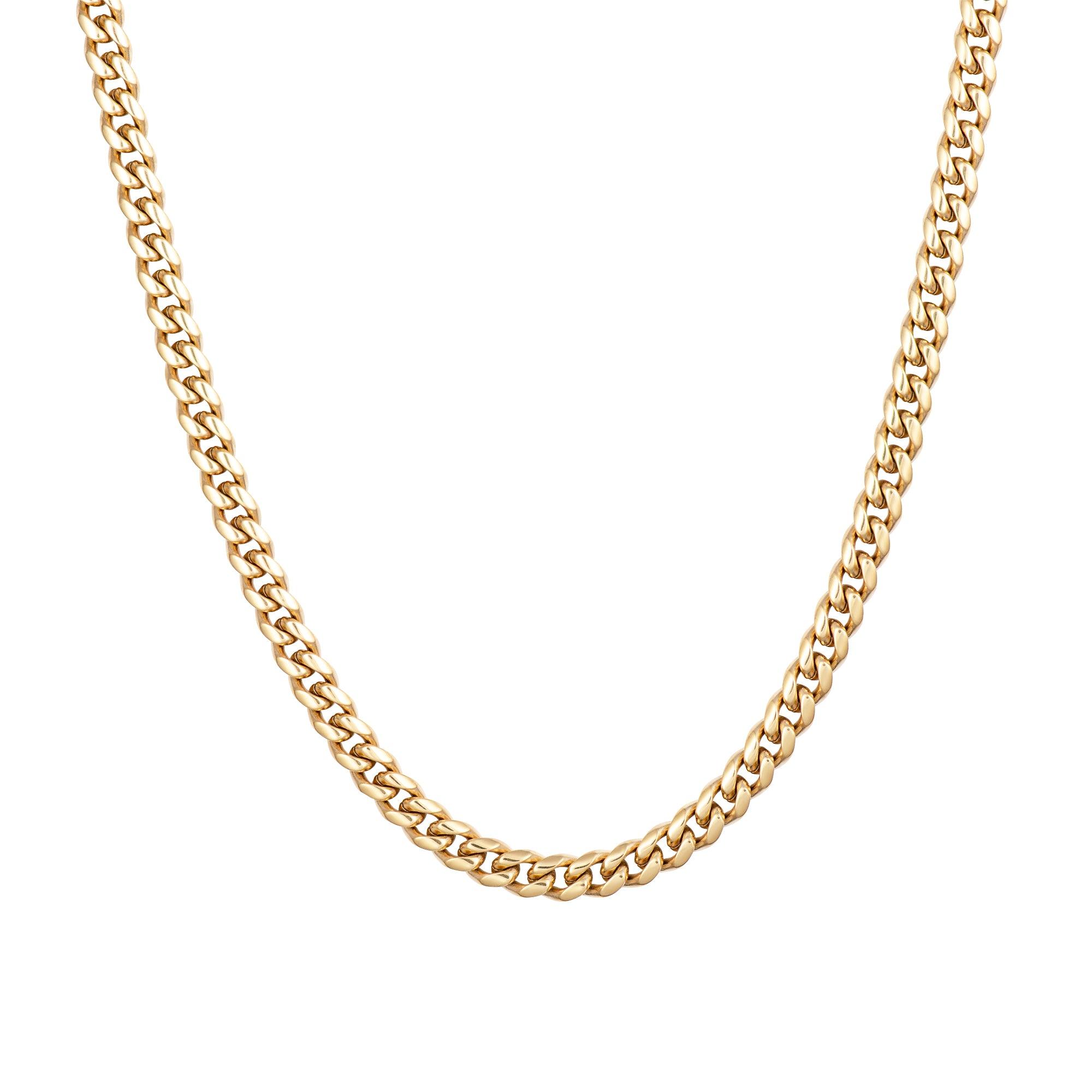 Miami Cuban Link 5mm Złoto - IcedStuff