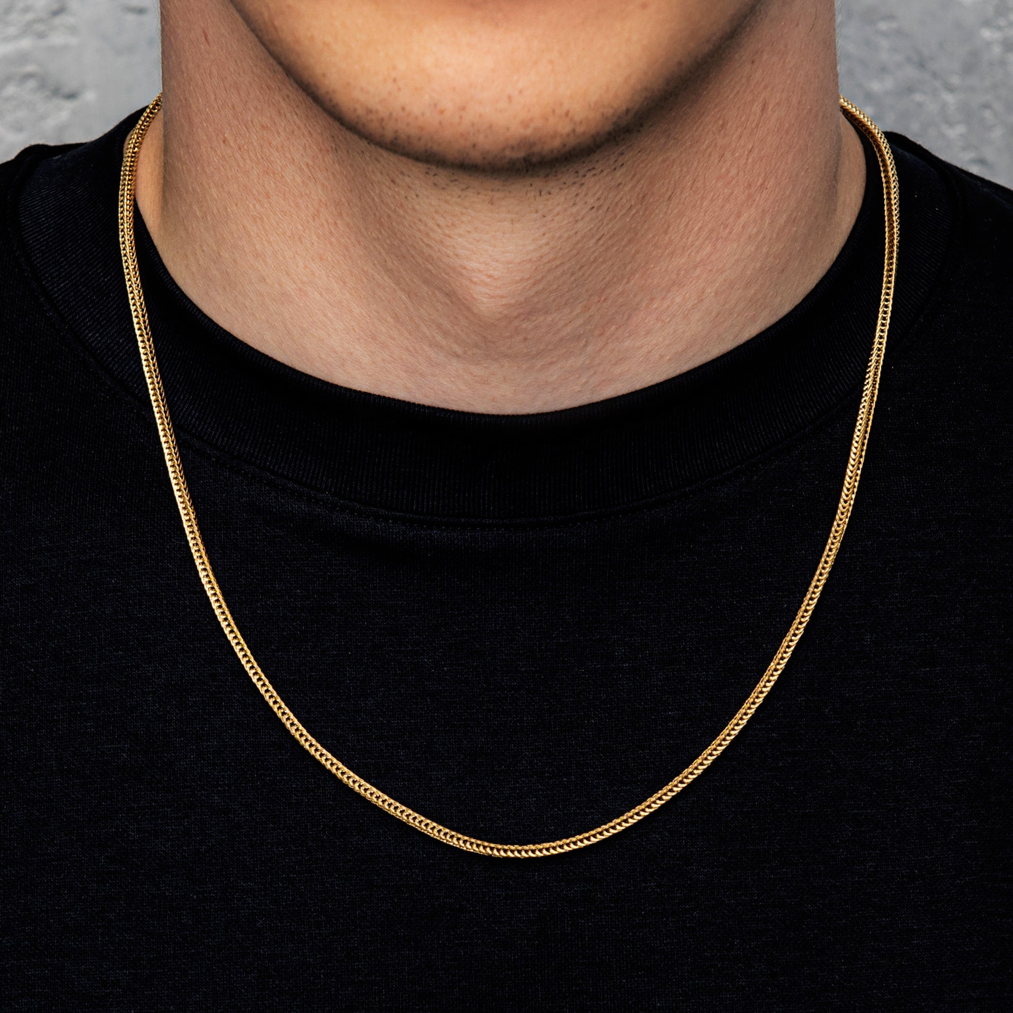 Neue Franco Kette 2,5mm Gold