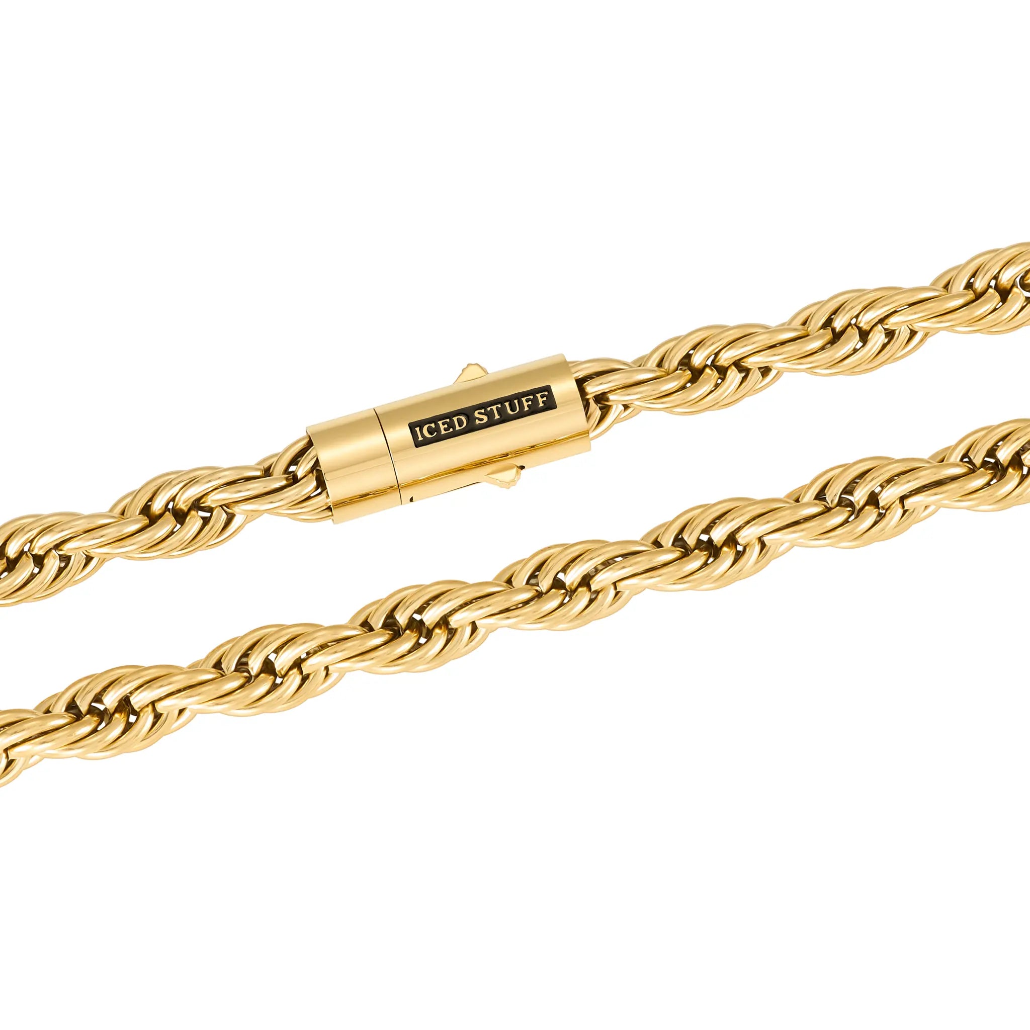 Łańcuch Rope 10mm Złoto