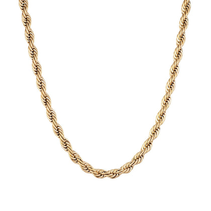 Łańcuch Rope 6mm Złoto - IcedStuff