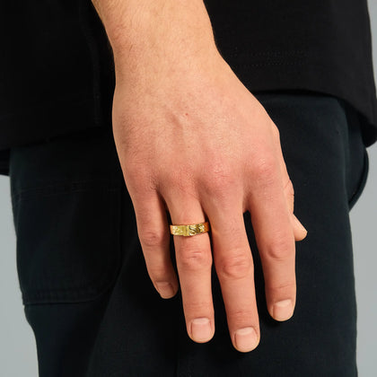 Pierścień IS Star Złoto