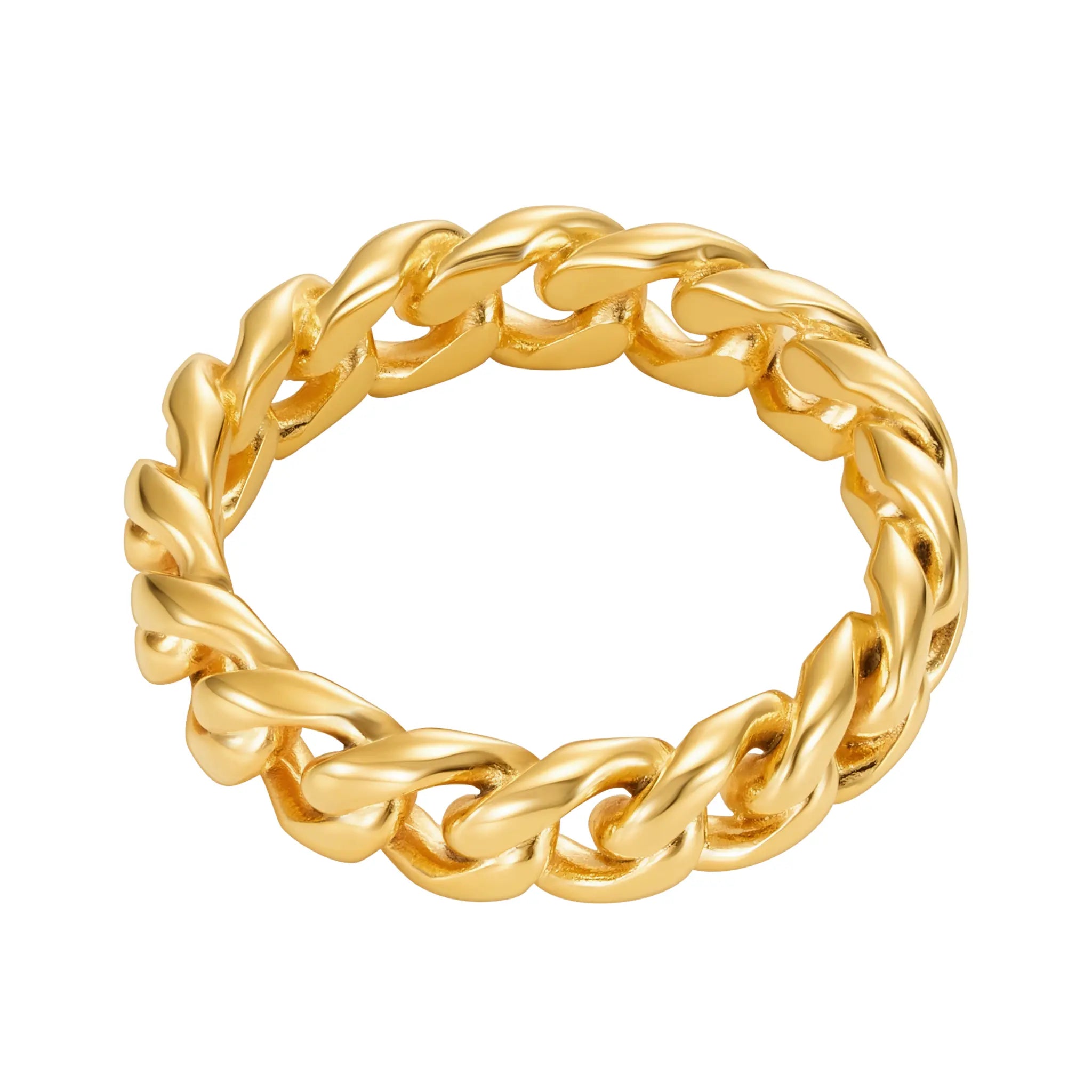 Pierścień Miami Cuban 5mm Złoto