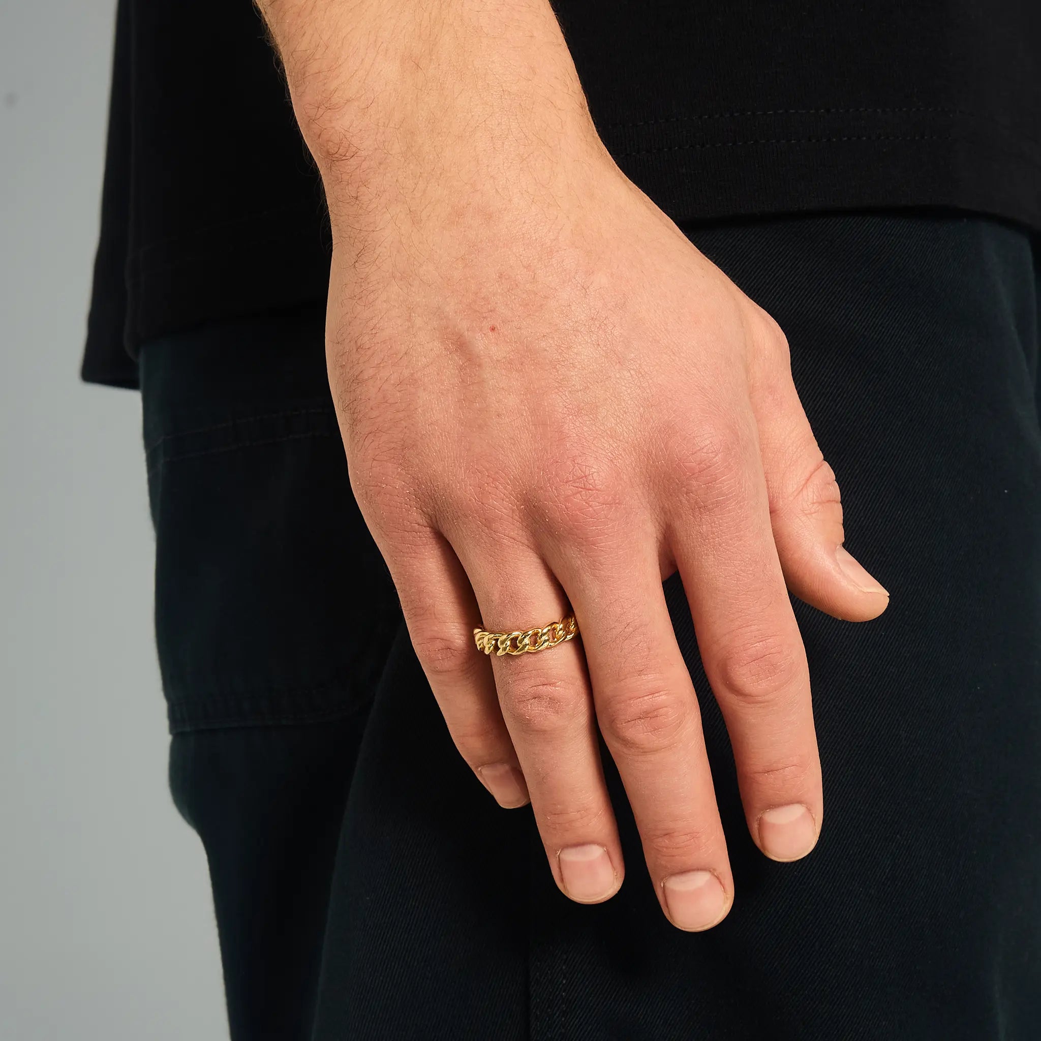 Pierścień Miami Cuban 5mm Złoto