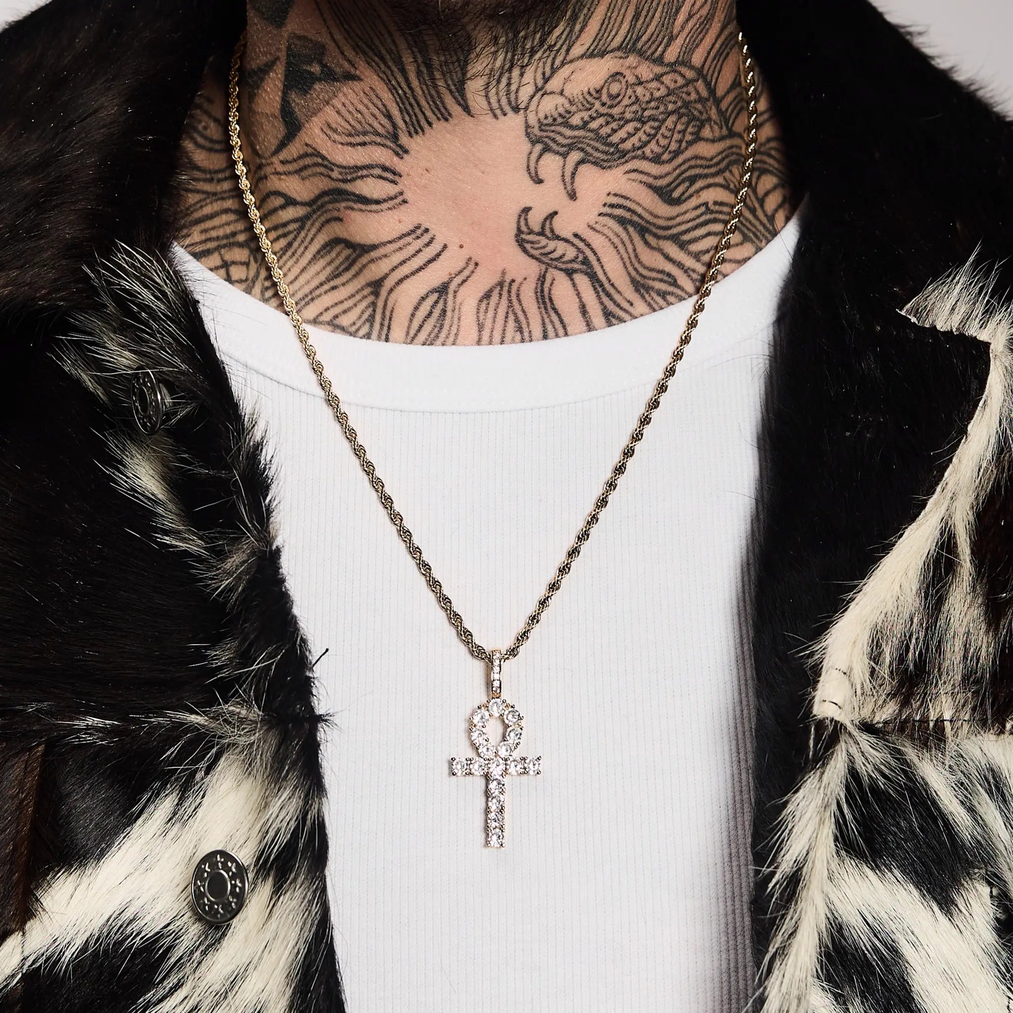 ANKH Kreuz Anhänger Gold