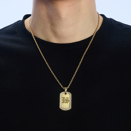 Zawieszka Goth Tag IS Złoto