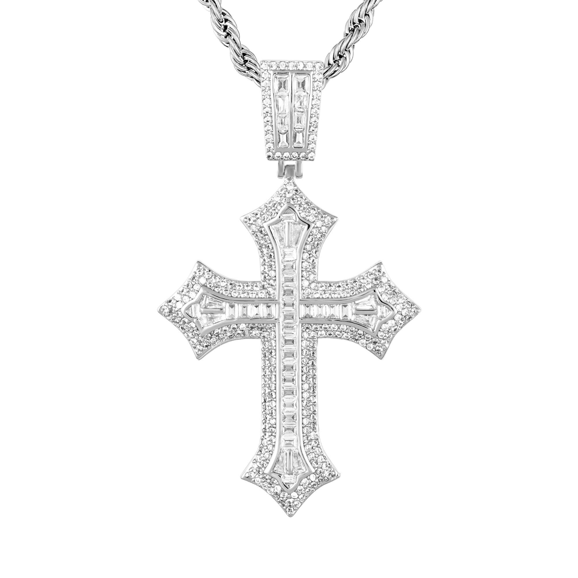 2PAC CROSS BIAŁE ZŁOTO - IcedStuff