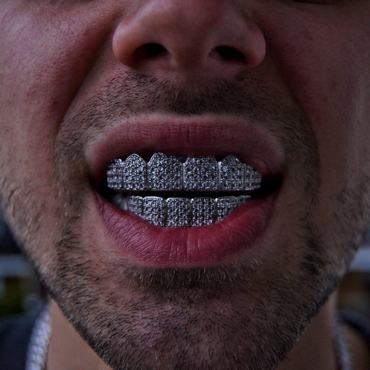 DIAMOND GRILLZ BIAŁE ZŁOTO - IcedStuff